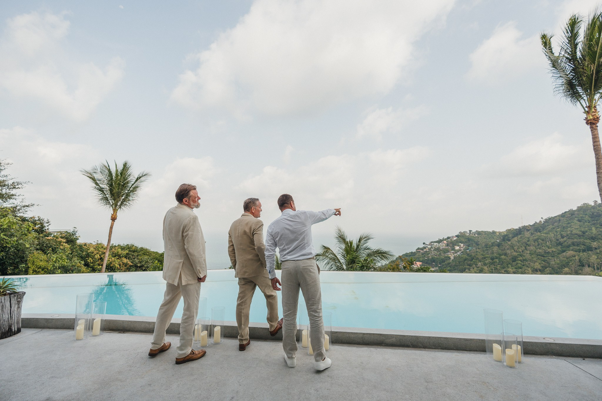 Luxury destination wedding at an exclusive villa in Koh Samui, Thailand