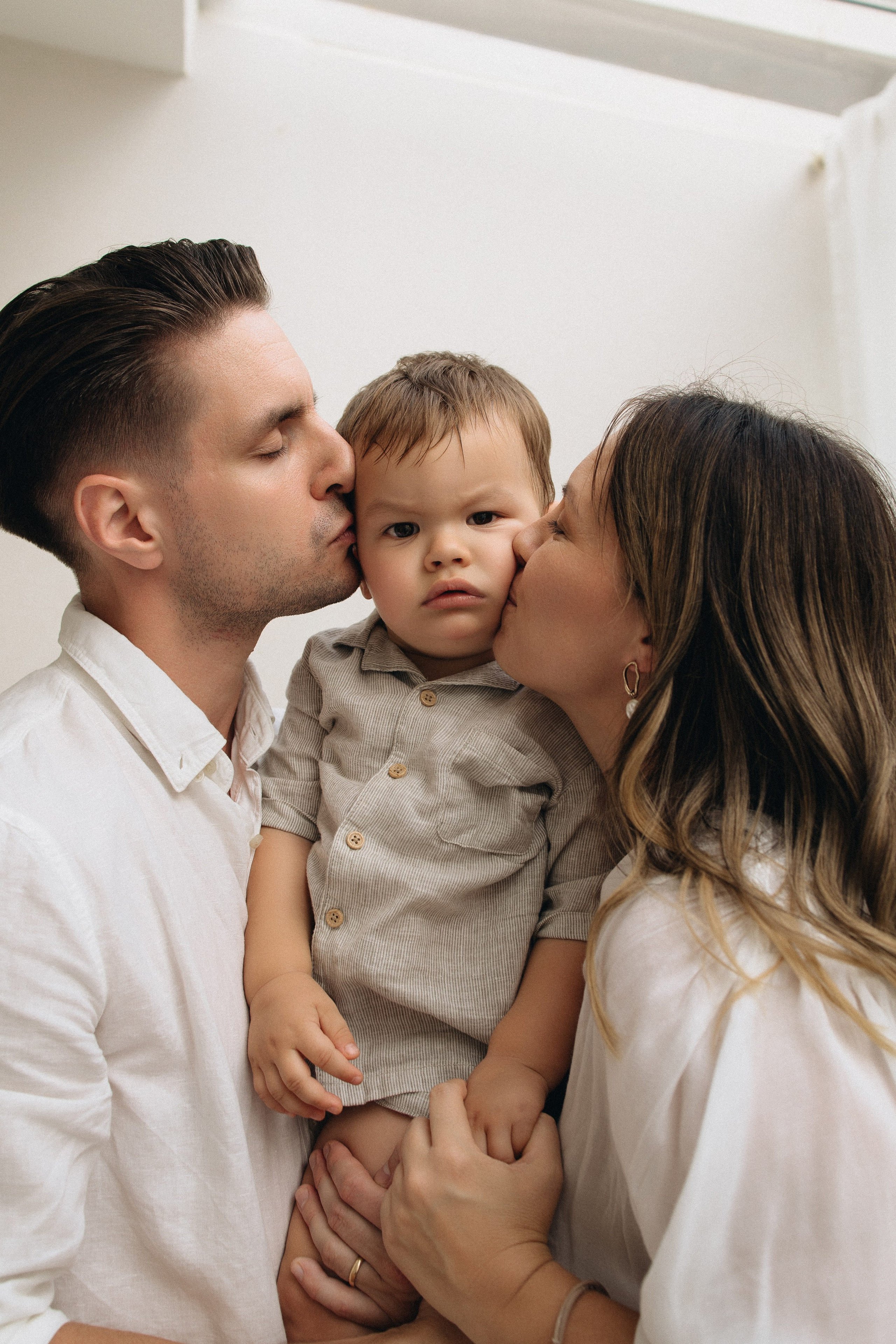 At the studio. Family and wedding photographer in Bangkok, Thailand