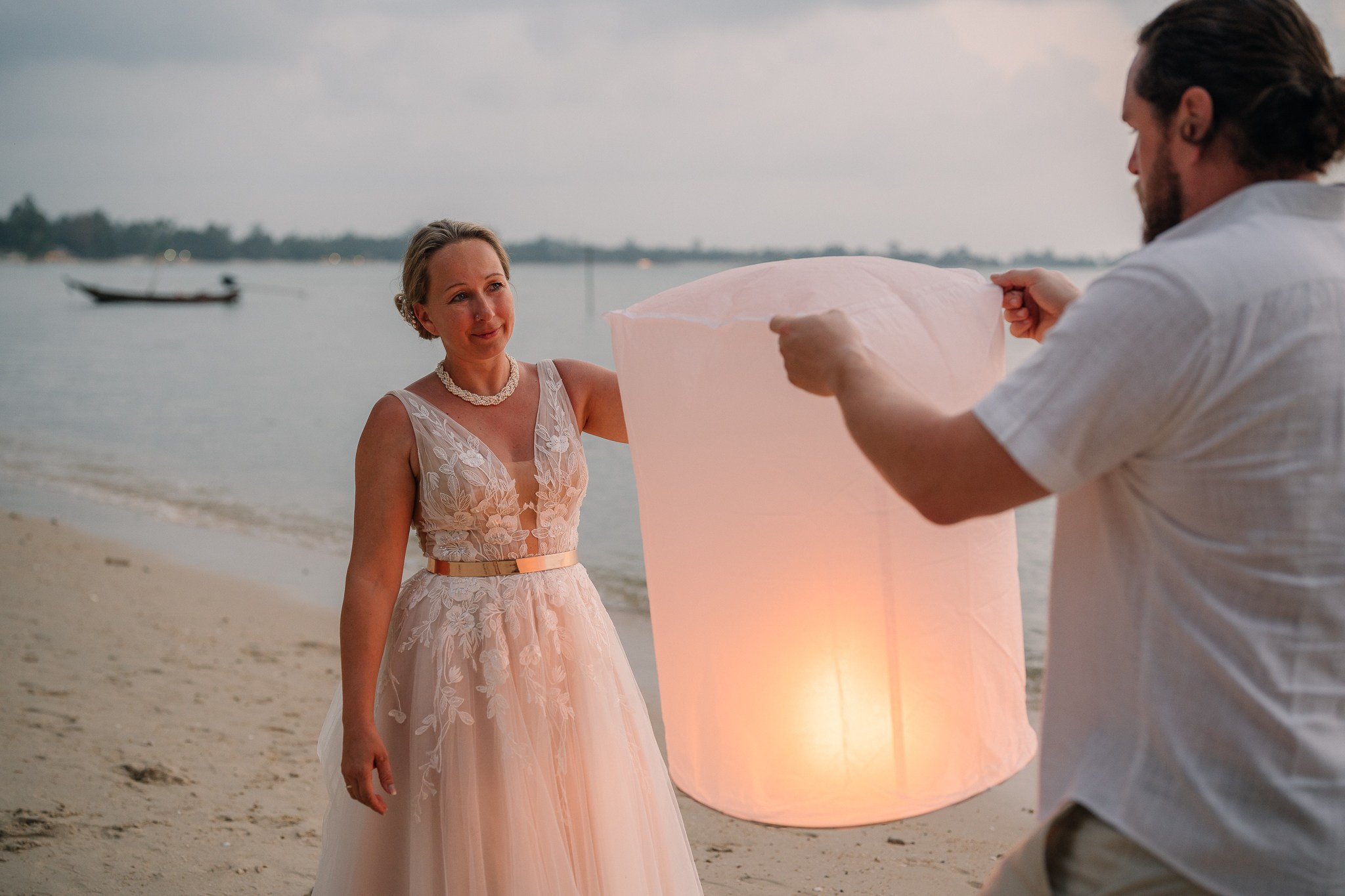 Wedding on the Beach in Koh Samui, Thailand with Friends and Family