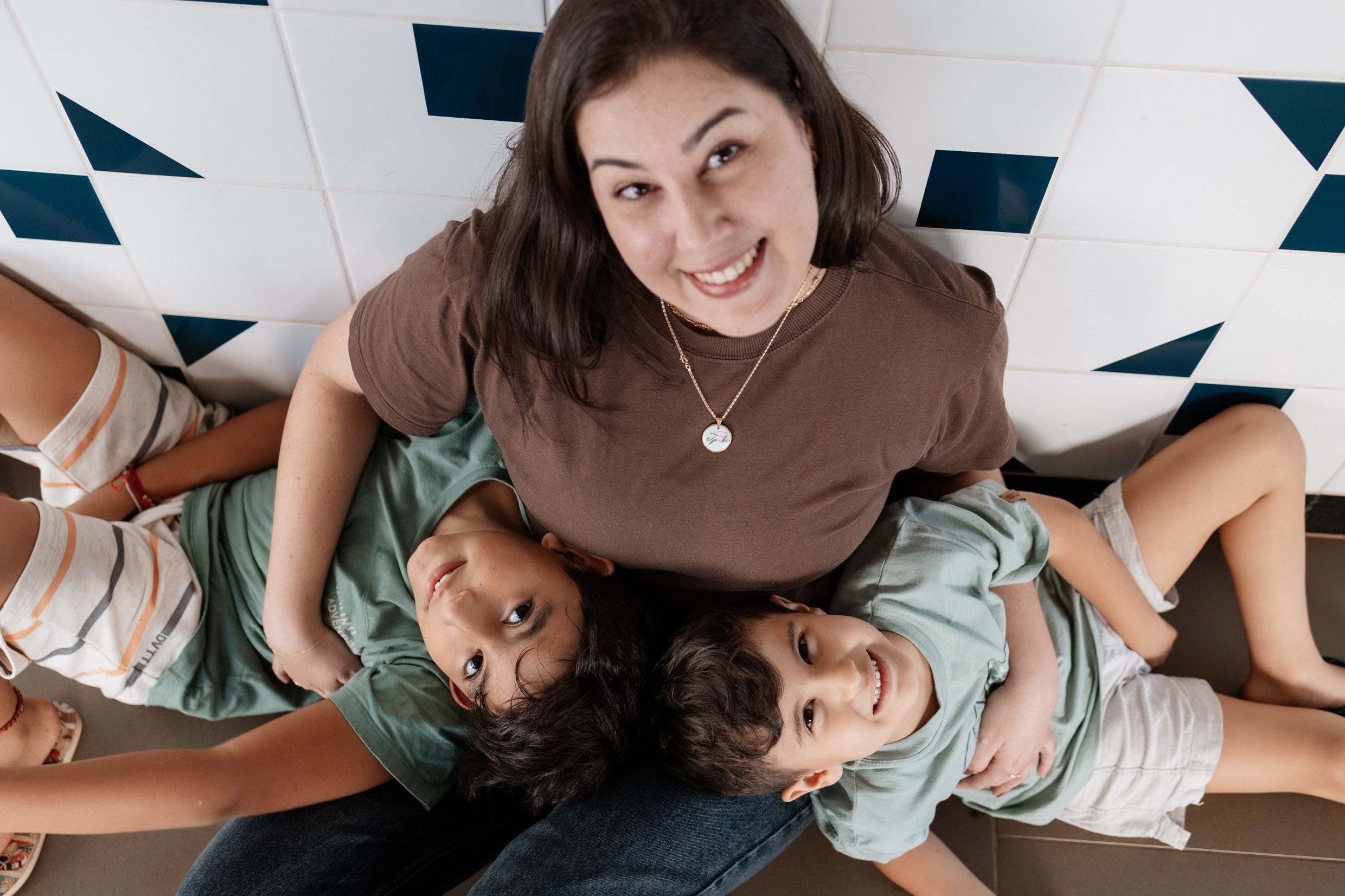 Ensaio mãe e filhos em Brasília, Asa Norte | Fotografia de Família