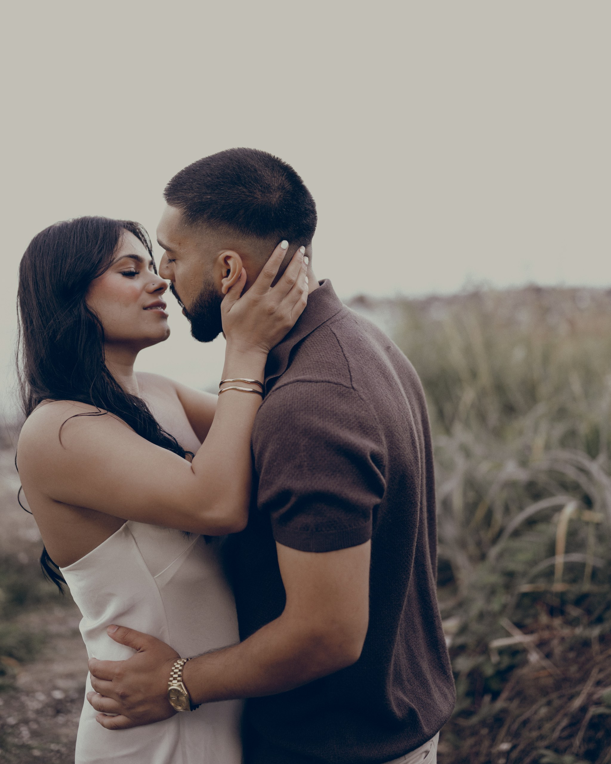 expressive storytelling couple portrait, BC