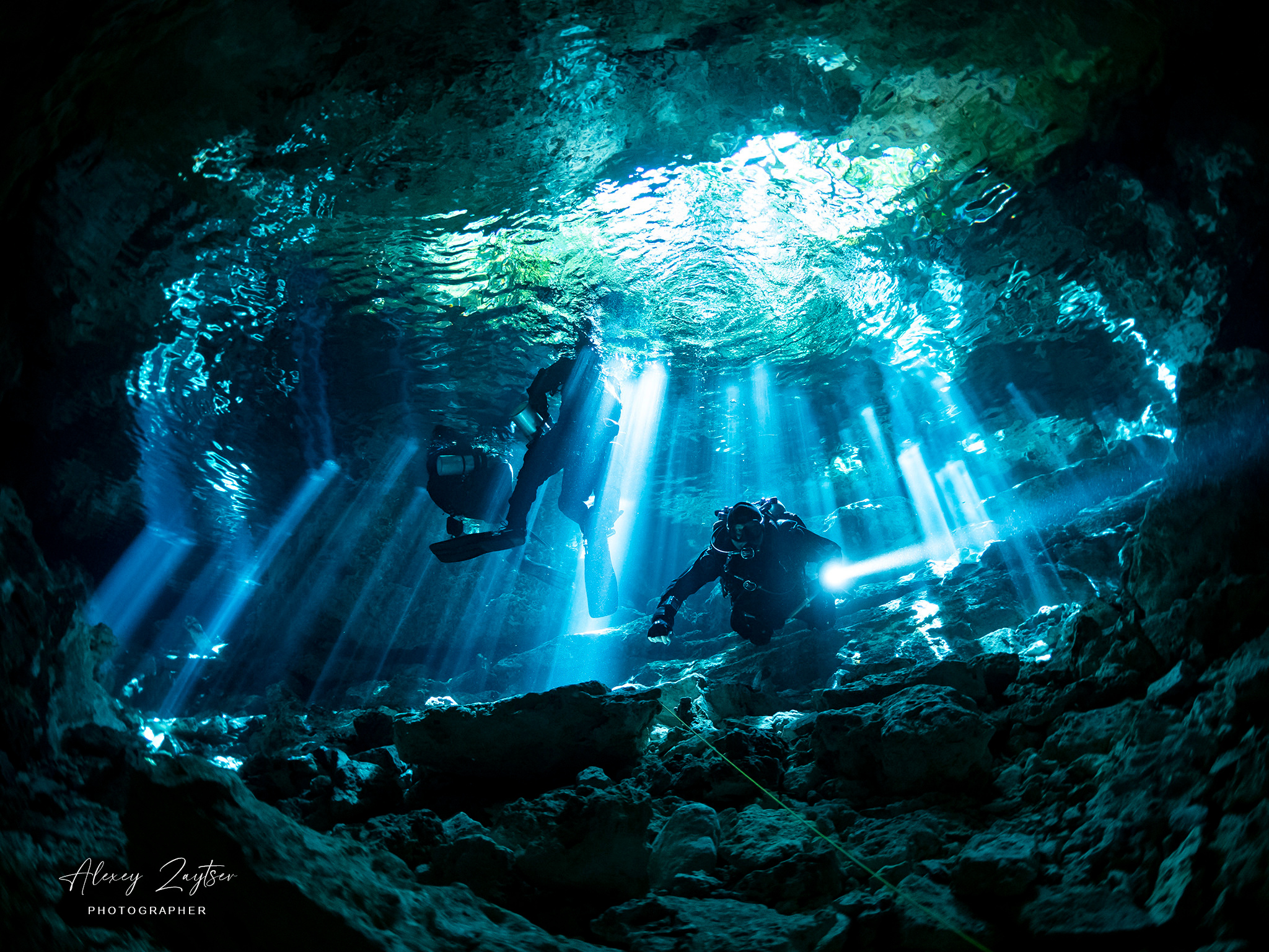 Under water. Your photographer on land and under water— Alexey Zaytsev