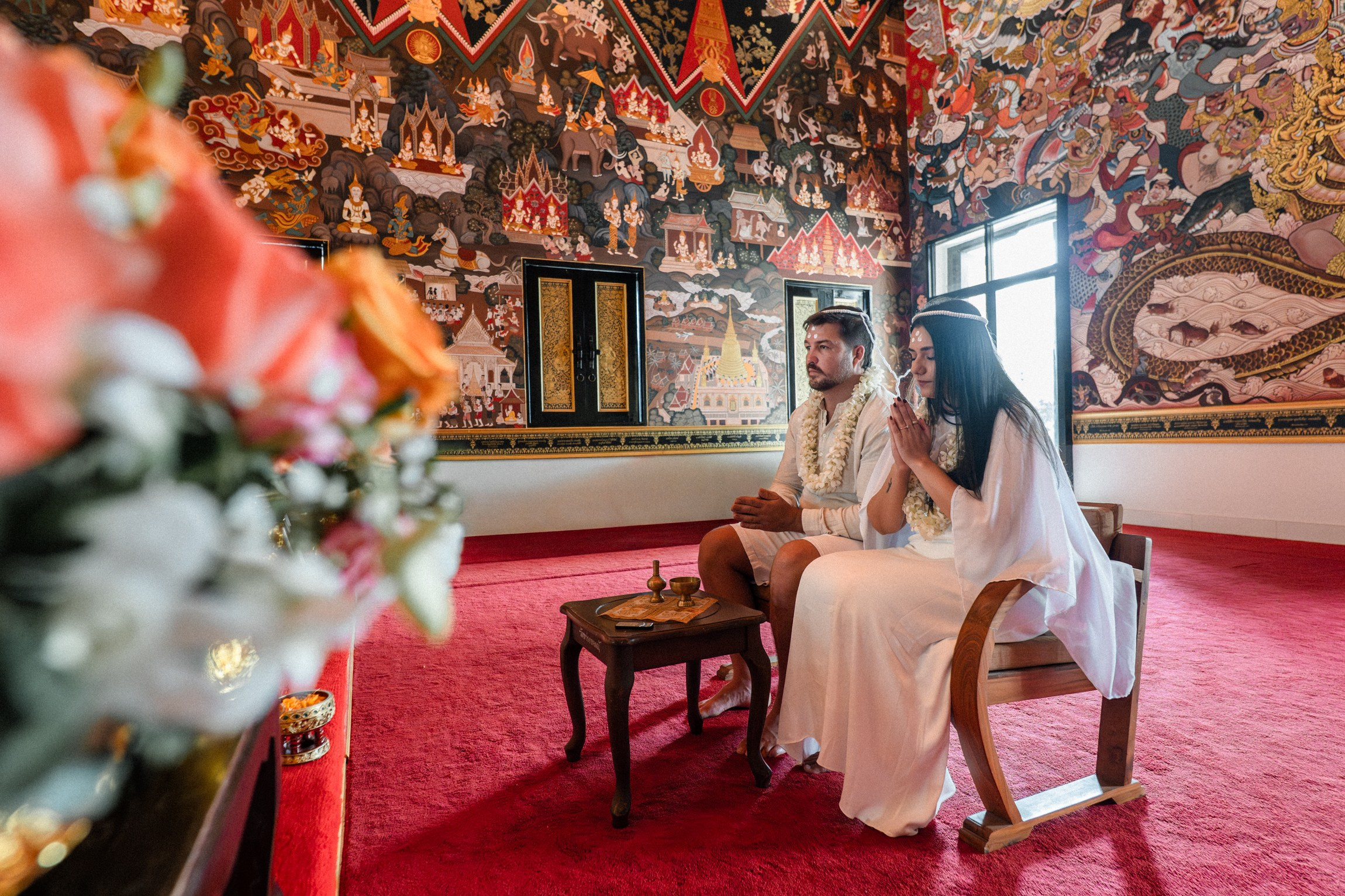 Buddhist Wedding Ceremony in Koh Samui | Traditional Thai Blessing