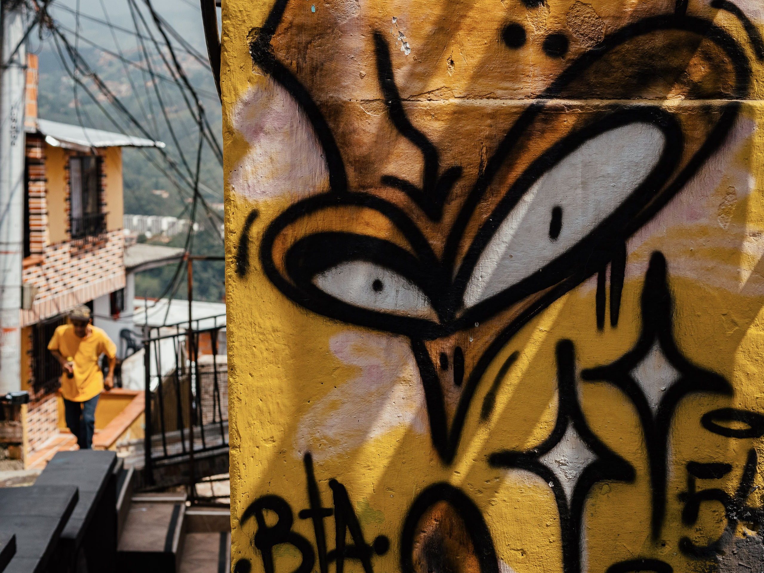 Comuna 13, Medellín, Colombia. Federico Borobio, fotografía callejera y documental.