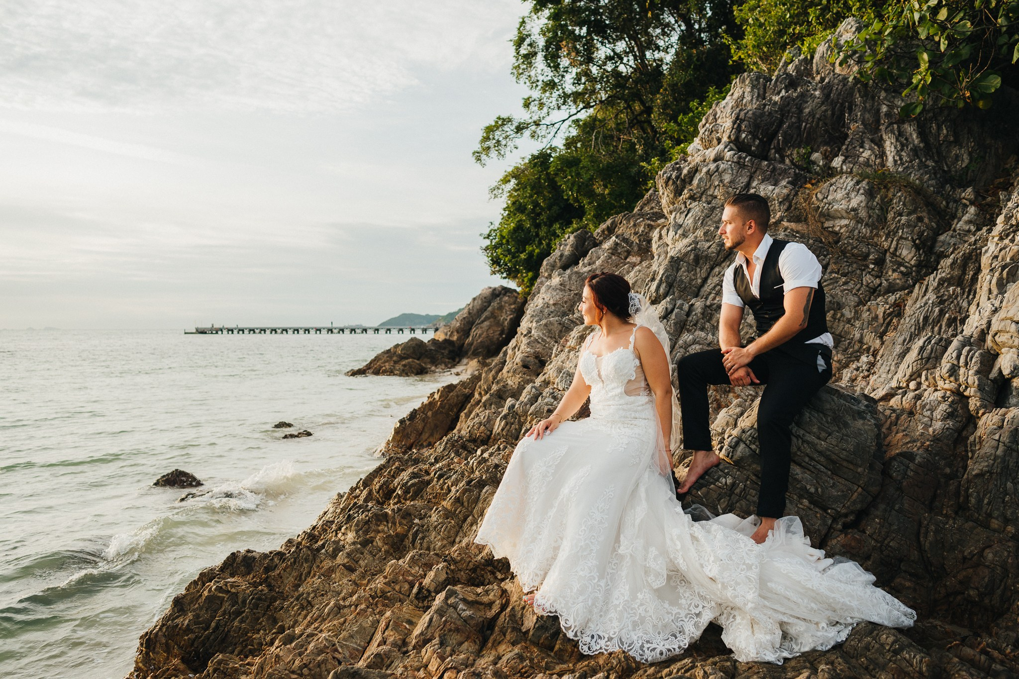 Family Beach Wedding in Koh Samui, Thailand | Just for 2 with Kids