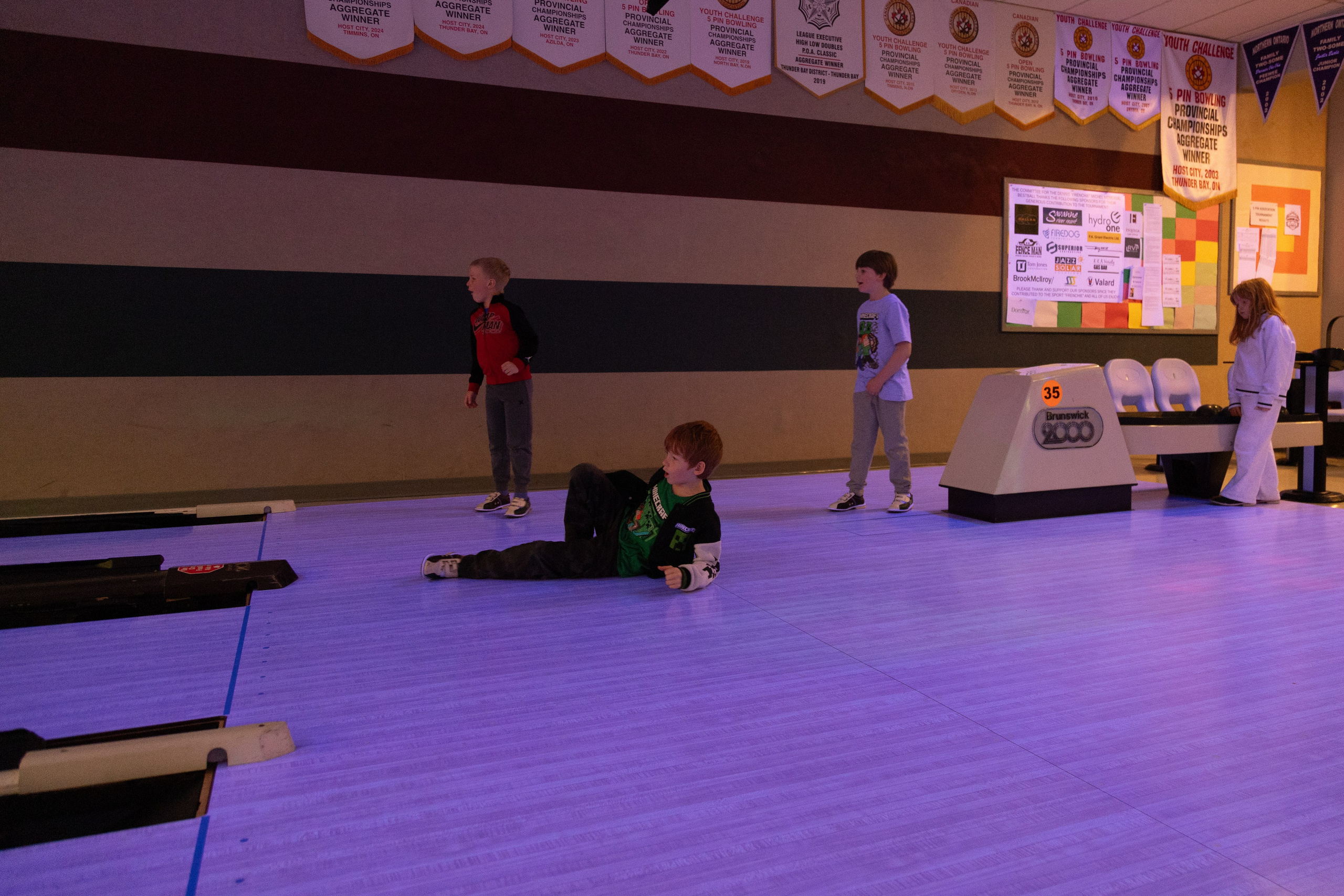 Alex LaCasse’s 8th Birthday at Mario’s Bowl 2025. Toronto Portrait Photographer Lena Lac