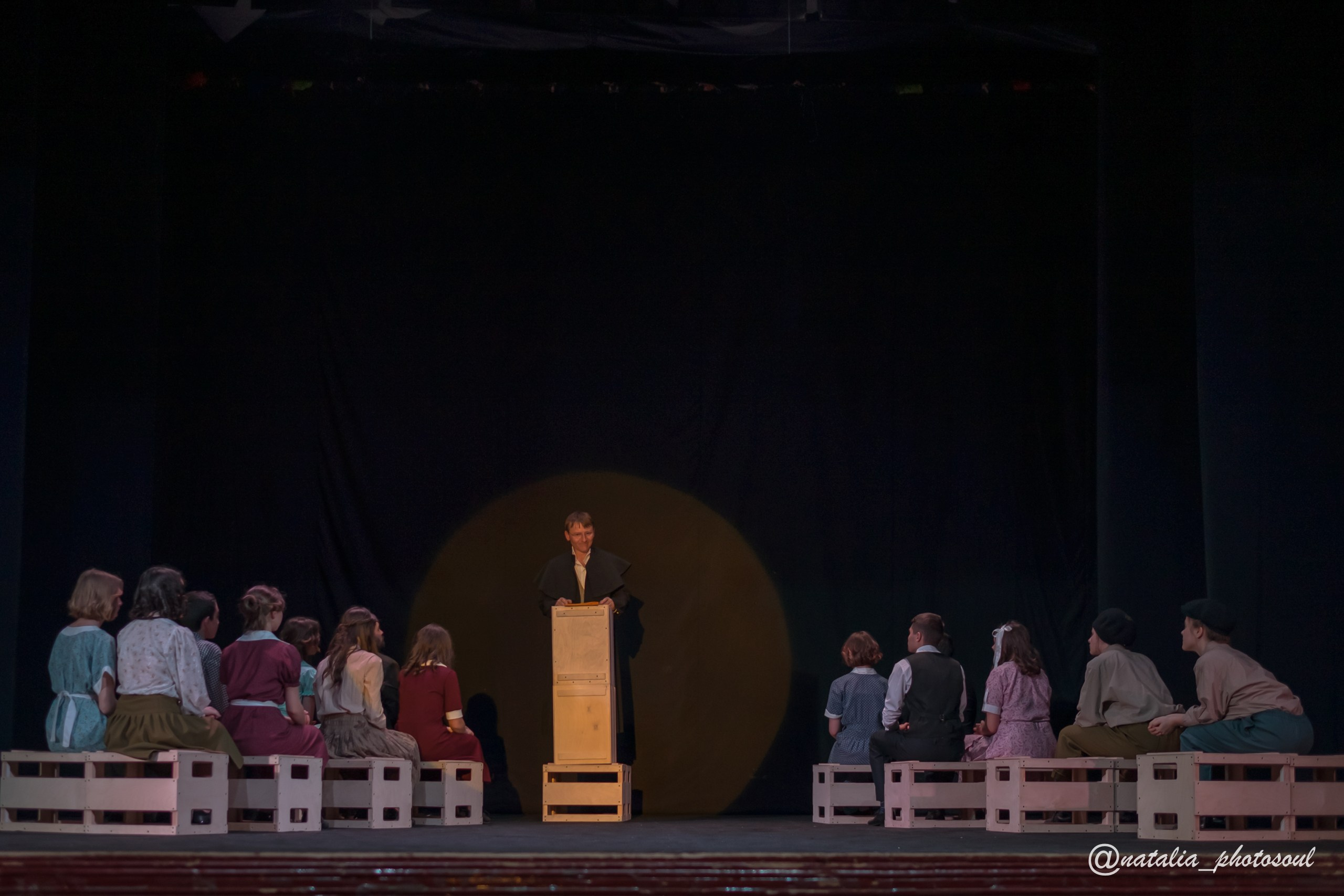Performance “Our Town” School and Theater “Artist”. Photographer in Seoul Dobrokvashina Natalya