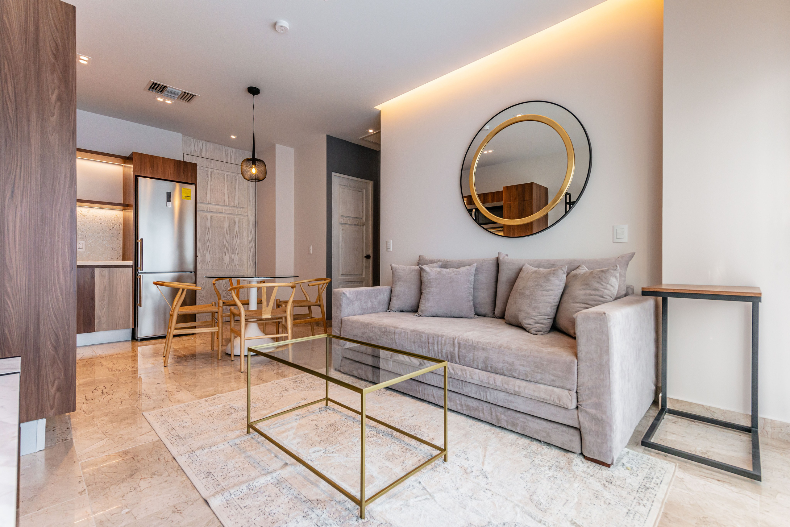 Fotografía de Interiores de Apartamentos en Playa del Carmen, México. FOTÓGRAFO MÉXICO QUINTANA ROO