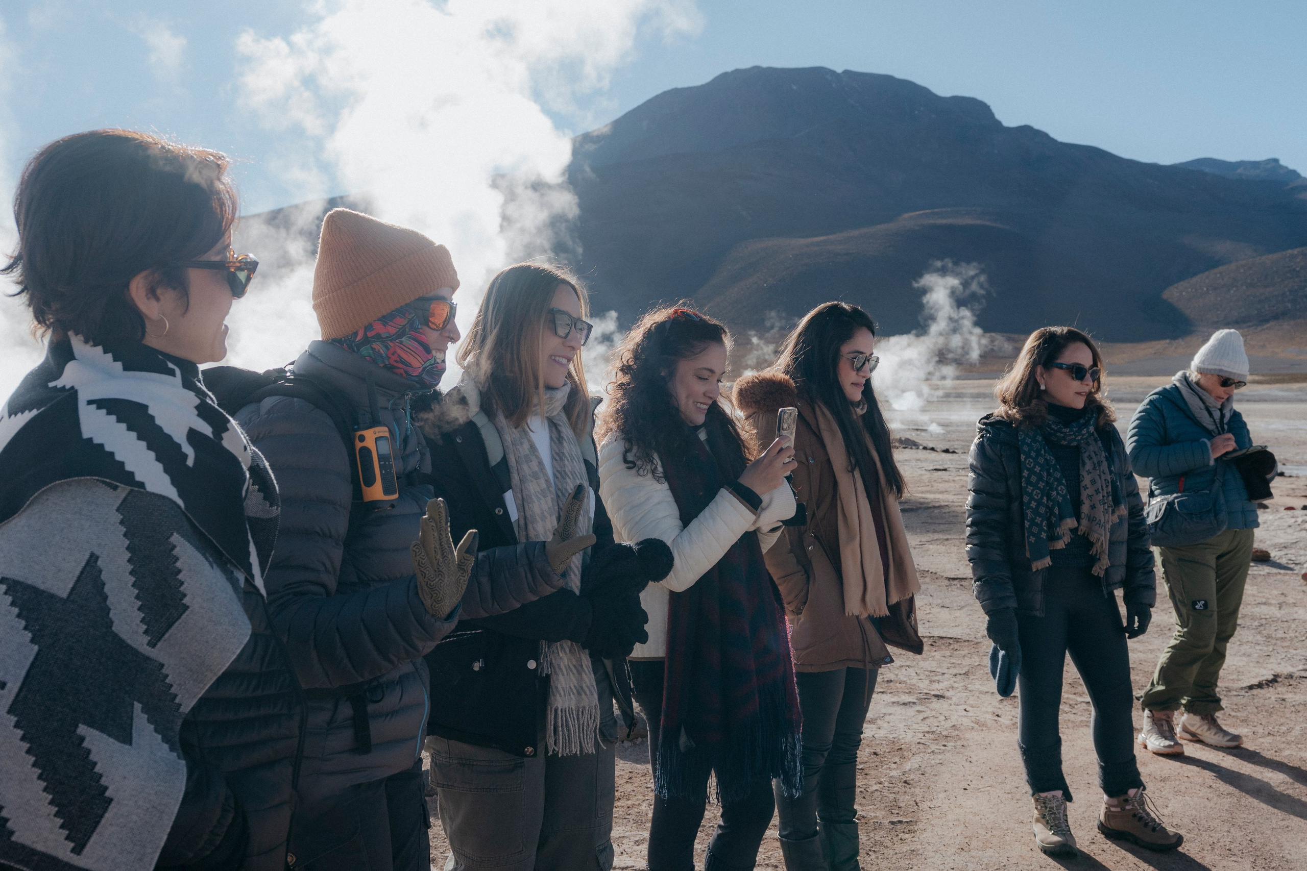 Cobertura de passeio — Geyser el Tatio. Fotógrafo em San Pedro de Atacama