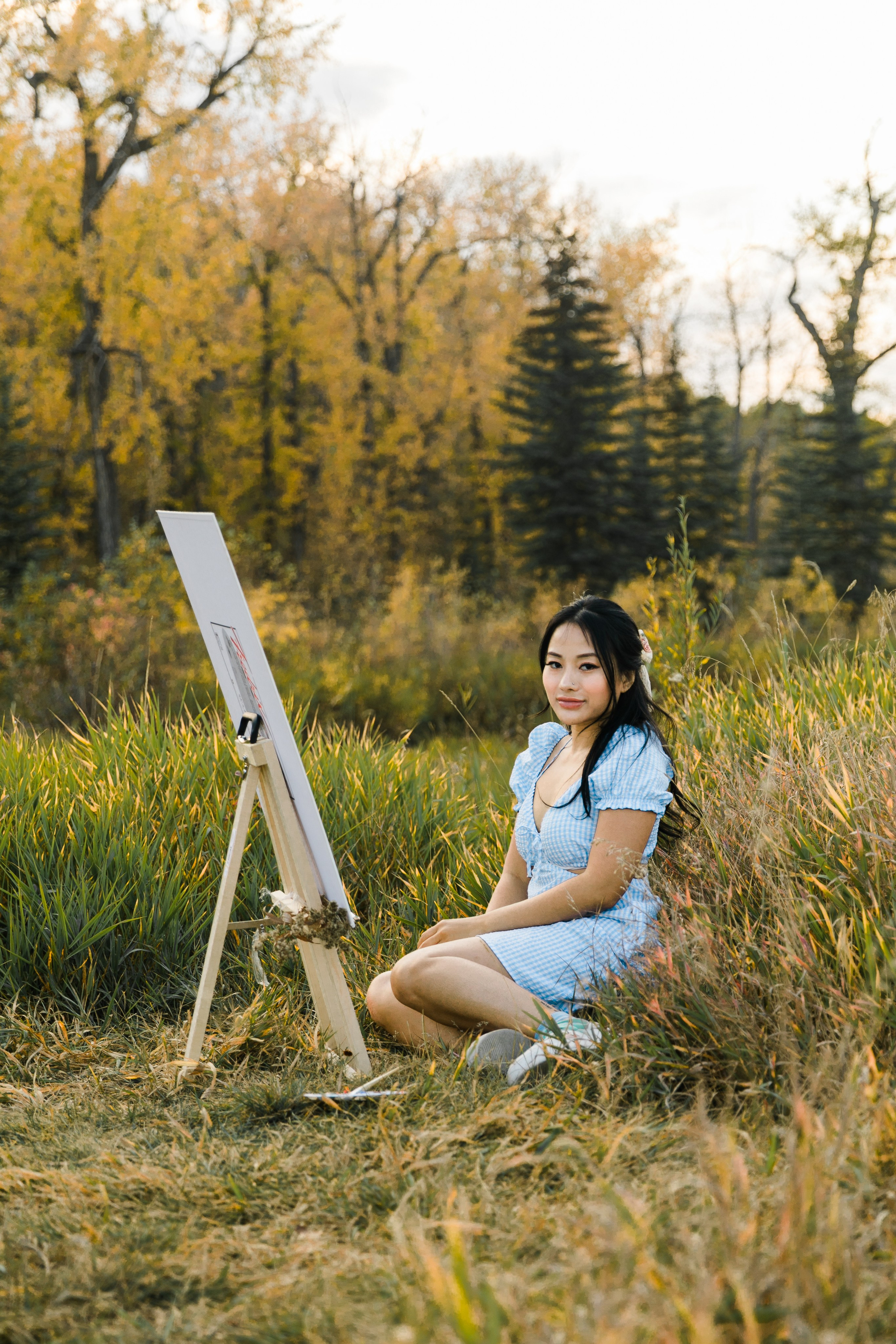 Hannah Woo — Fish Creek. Fotografía accesible en Calgary