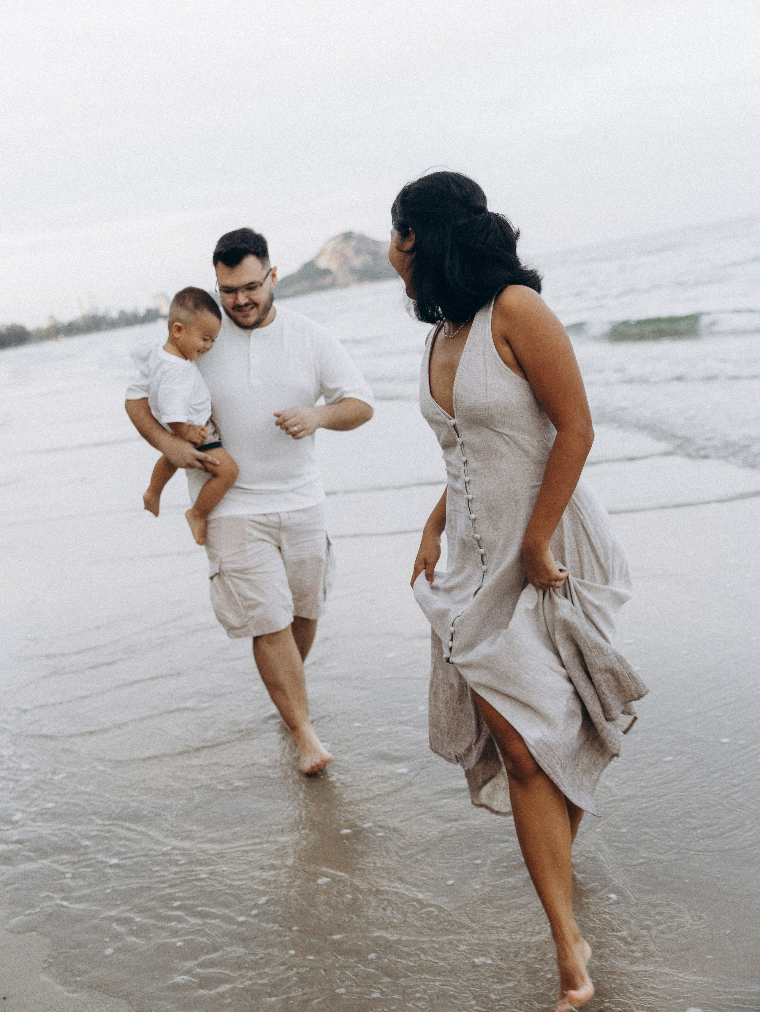 At the beach. Family and wedding photographer in Bangkok, Thailand