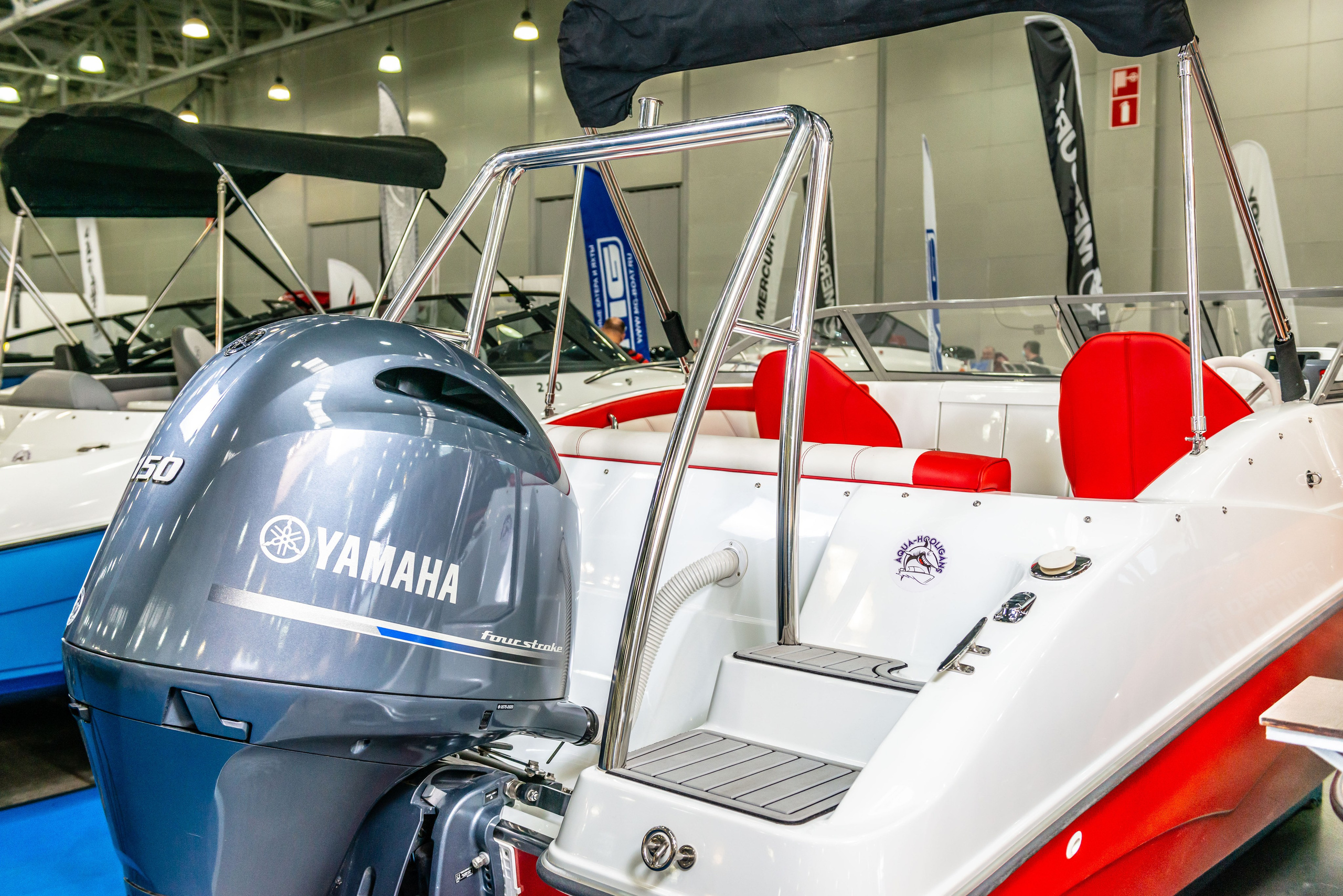 Фотосъемка лодок на Moscow Boat Show 2022. PHOTOGRAPHER QUINTANA ROO