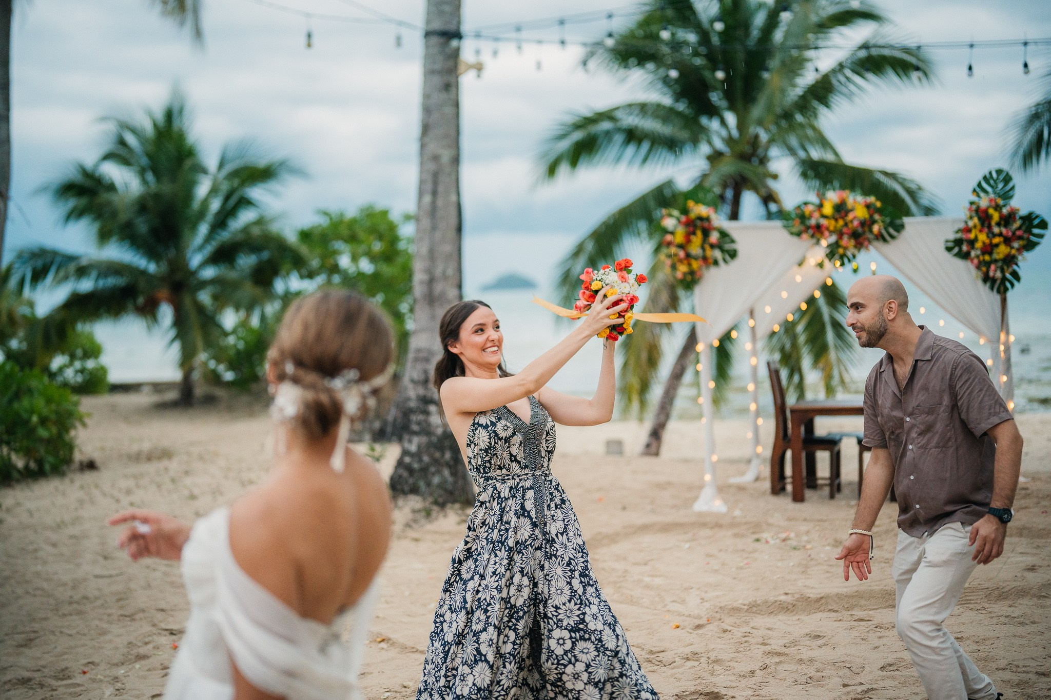 Beach Buddhist Wedding in Koh Samui, Thailand