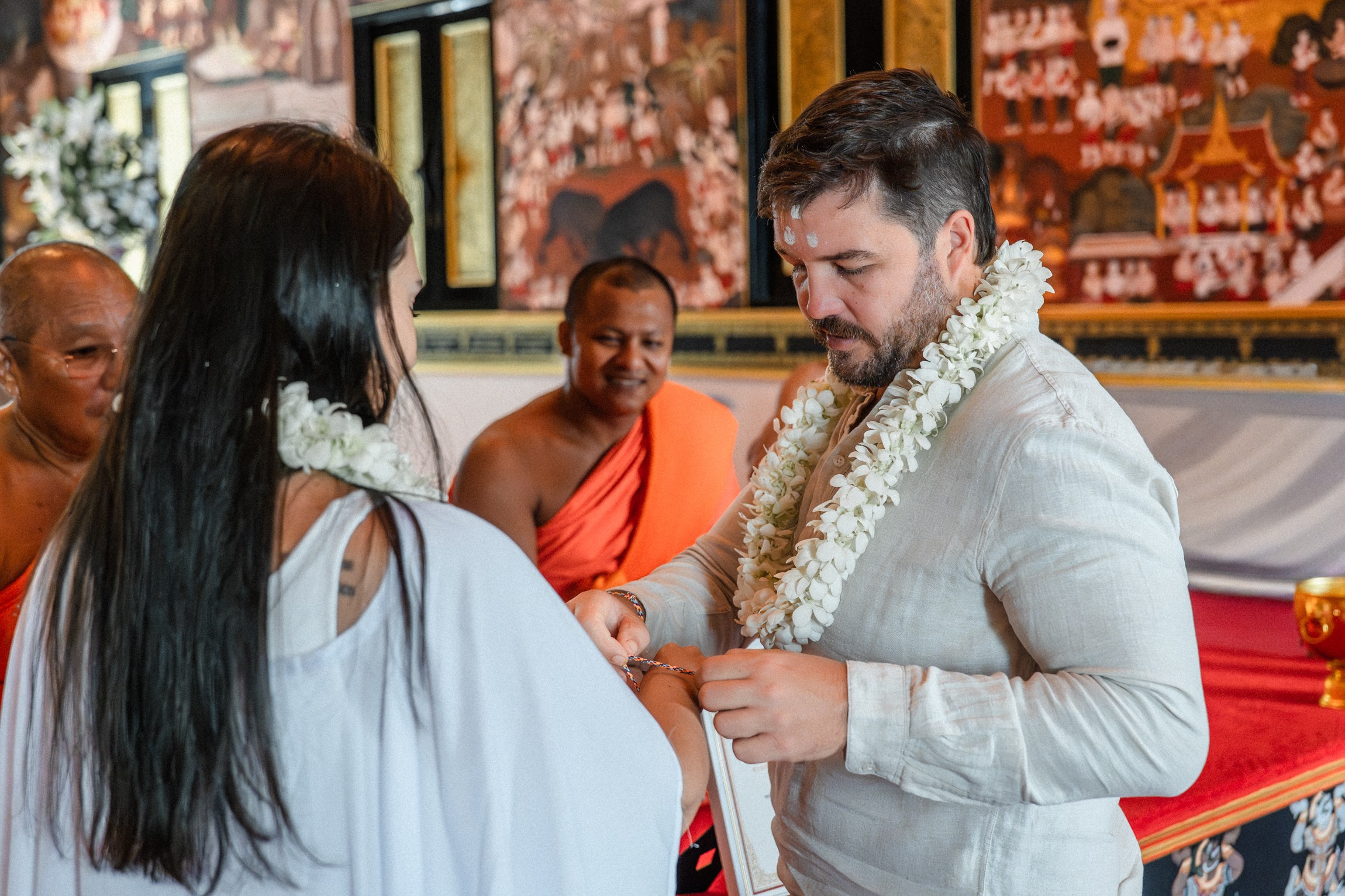 Buddhist Wedding Ceremony in Koh Samui | Traditional Thai Blessing