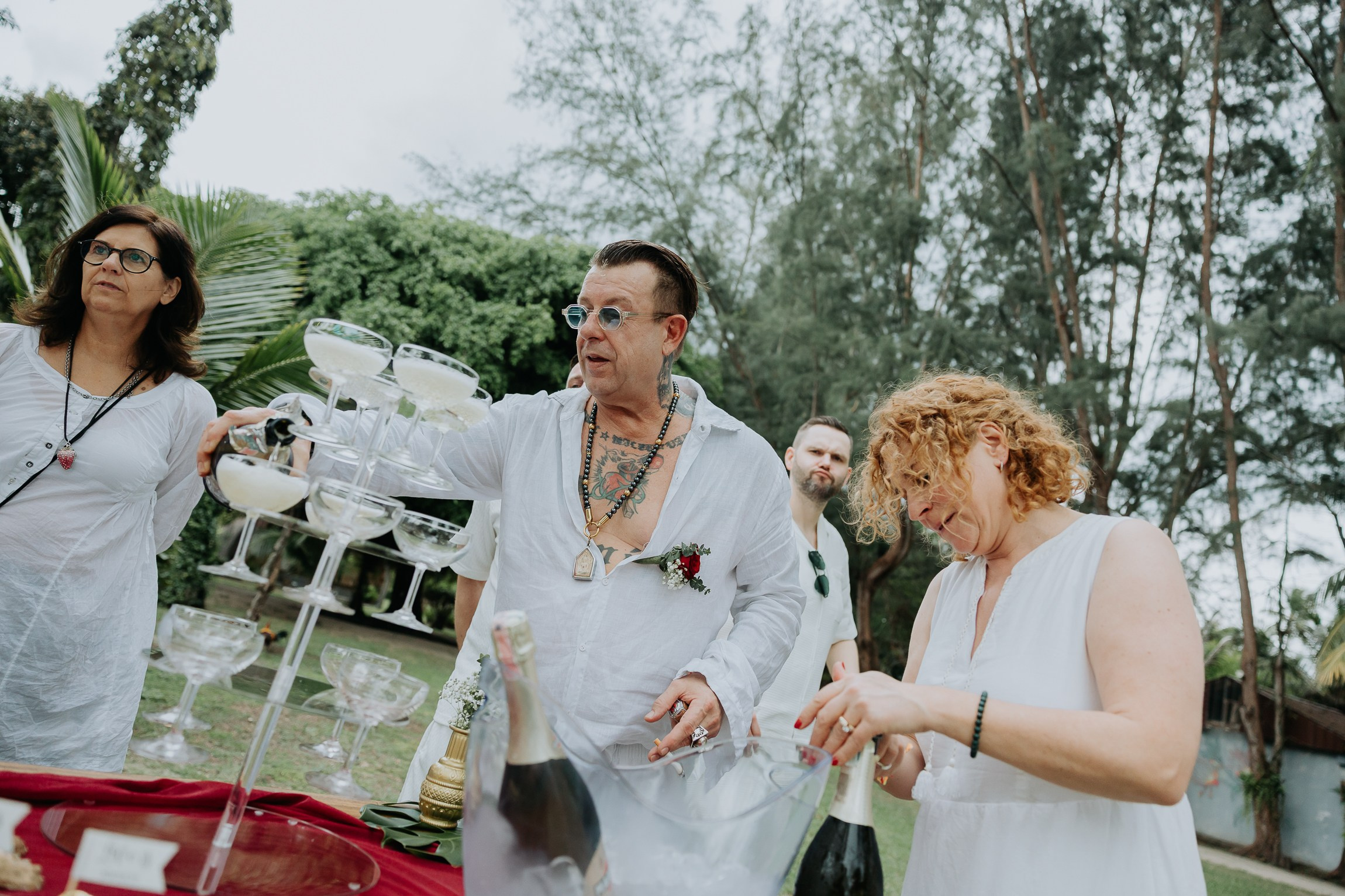 Romantic Buddhist wedding ceremony for two in Koh Samui, Thailand