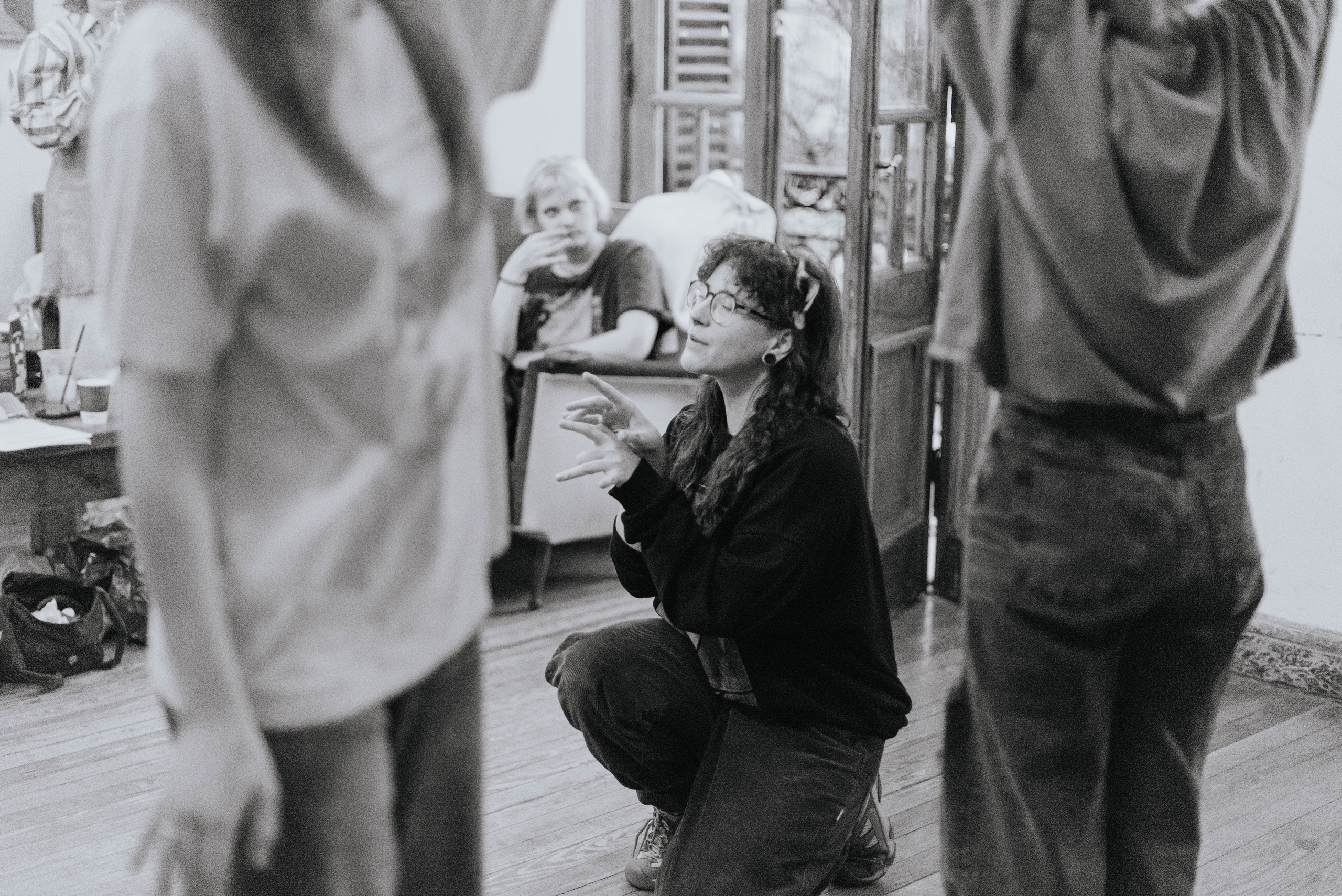 Репетиция @ojoteatro. Photographer @elmirkami in the city of Buenos Aires