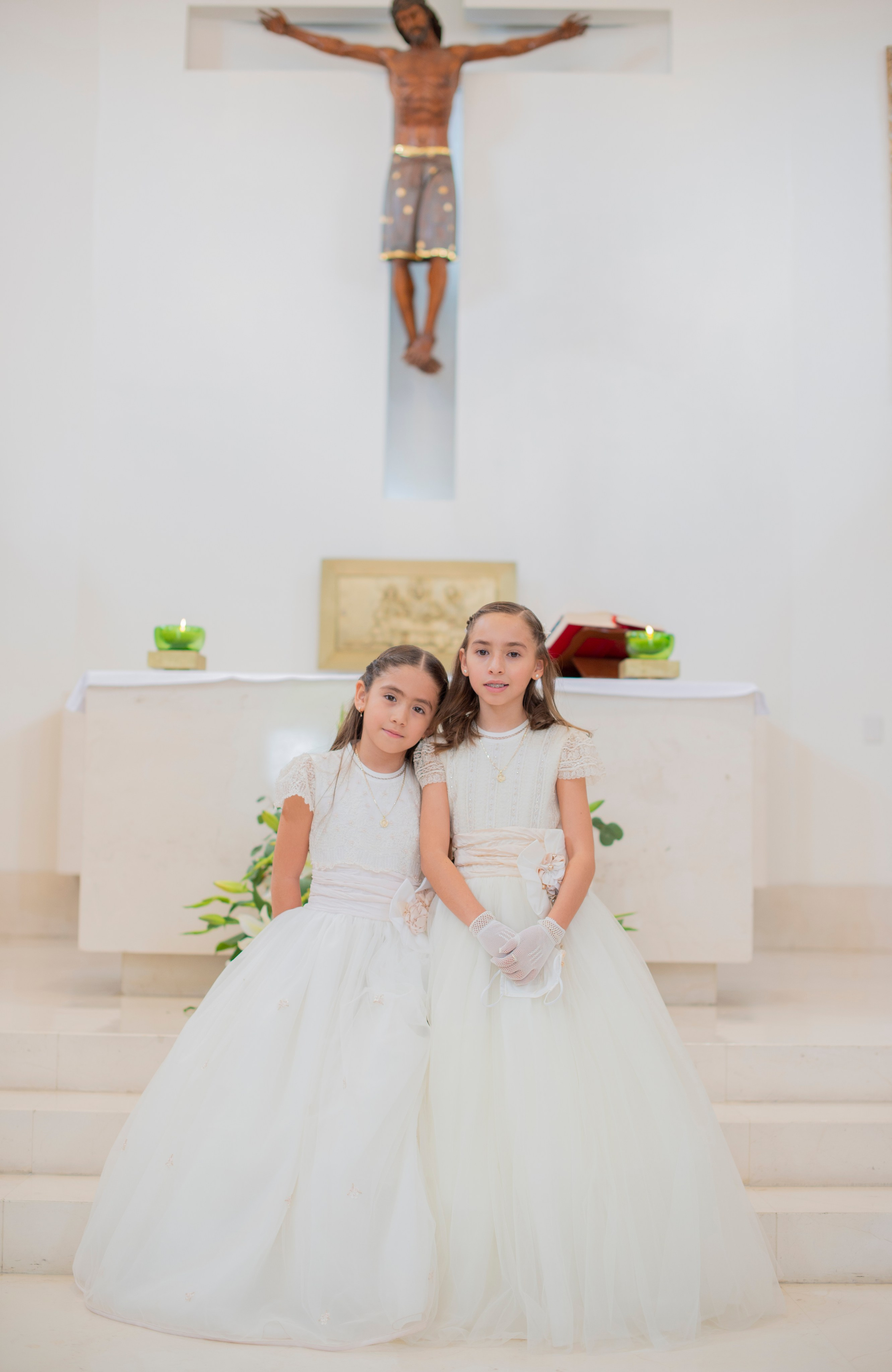 DAFNE Y SARA - PRIMERA COMUNIÓN. Fotógrafa Sociales Cecy Villarreal Photo