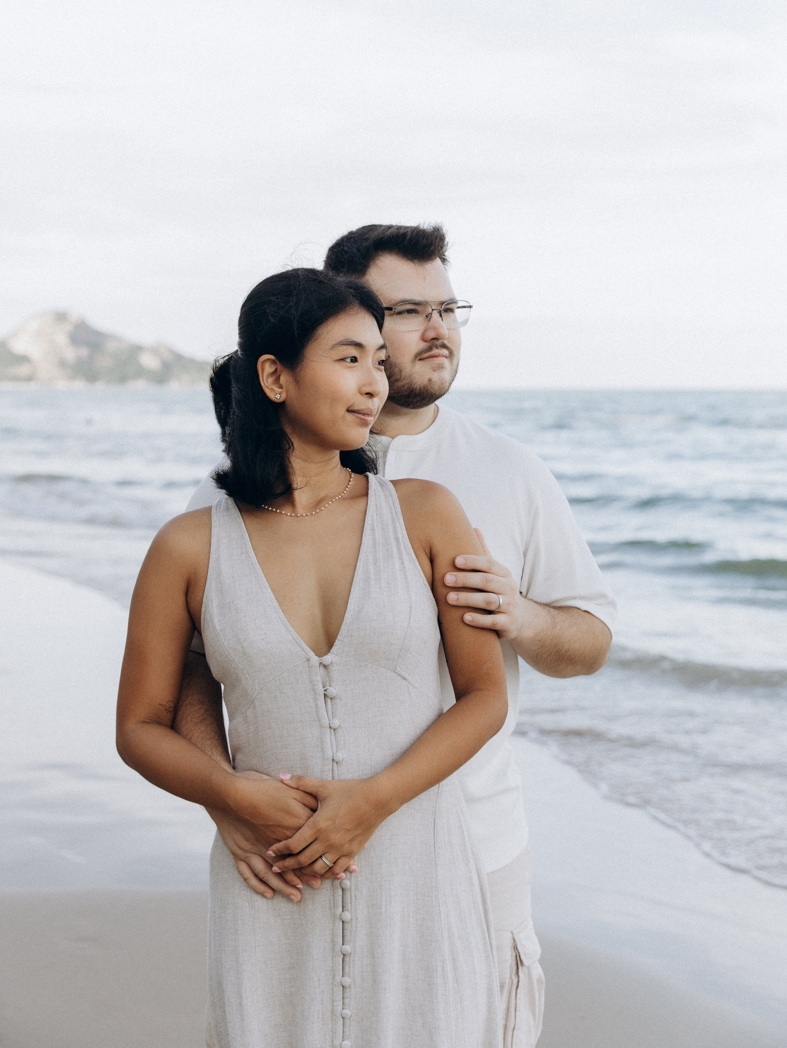 At the beach. Family and wedding photographer in Bangkok, Thailand