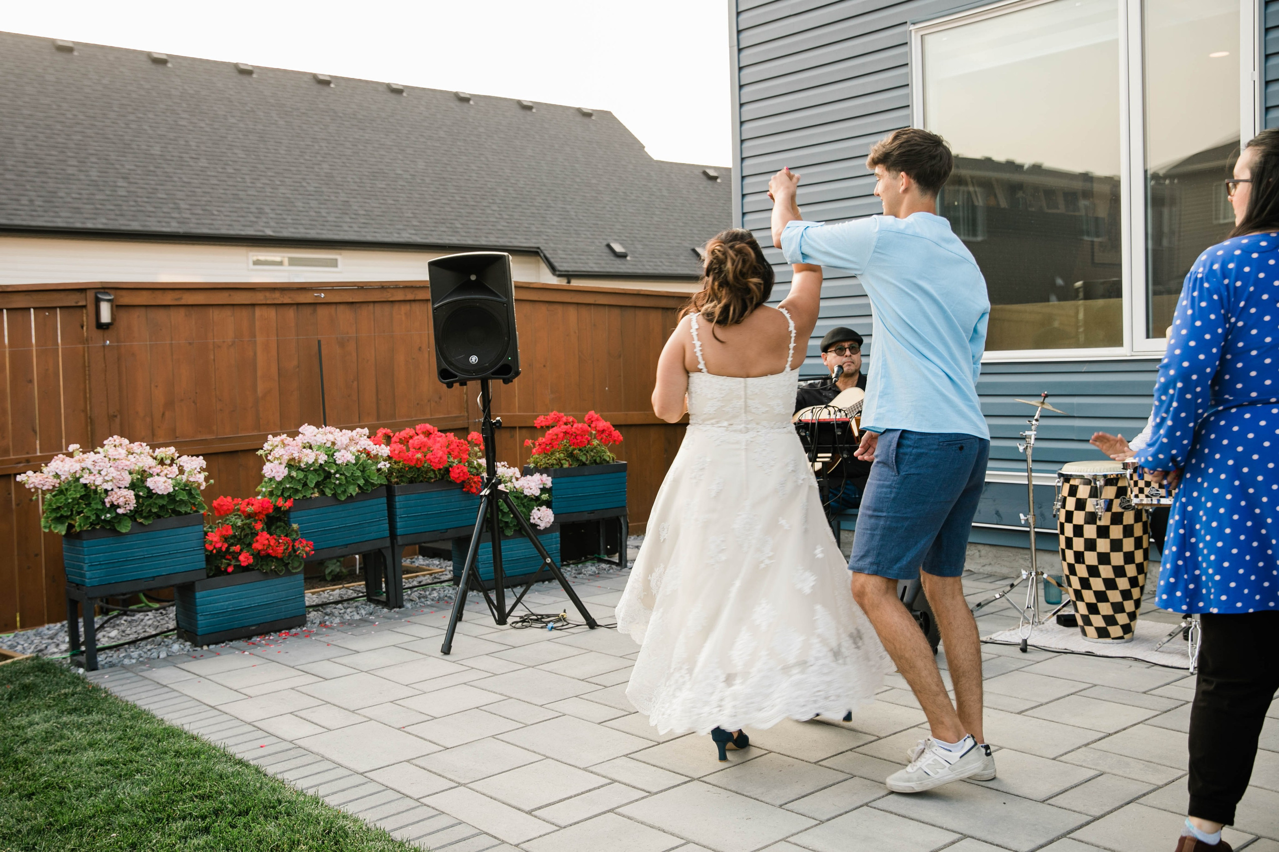 Pamela Backyard Wedding. Ching Li Photography
