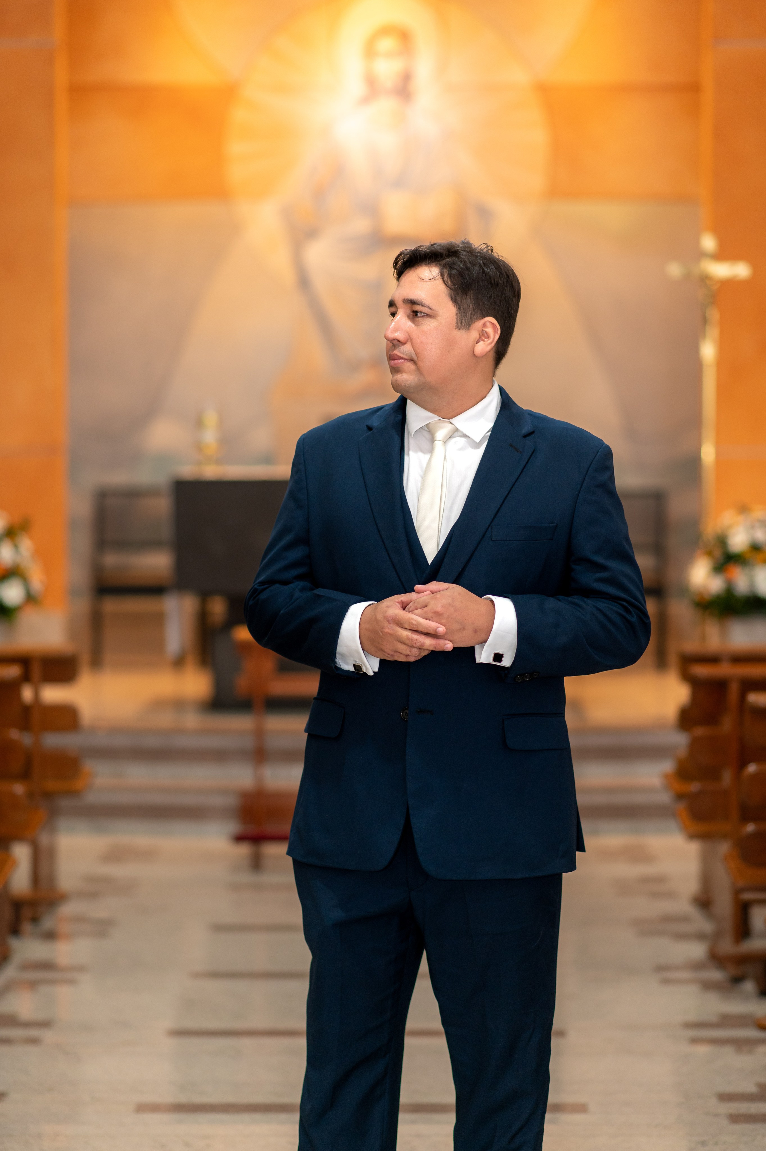 Thaís e José | Cerimônia Católica. Arthur Alves Fotografia