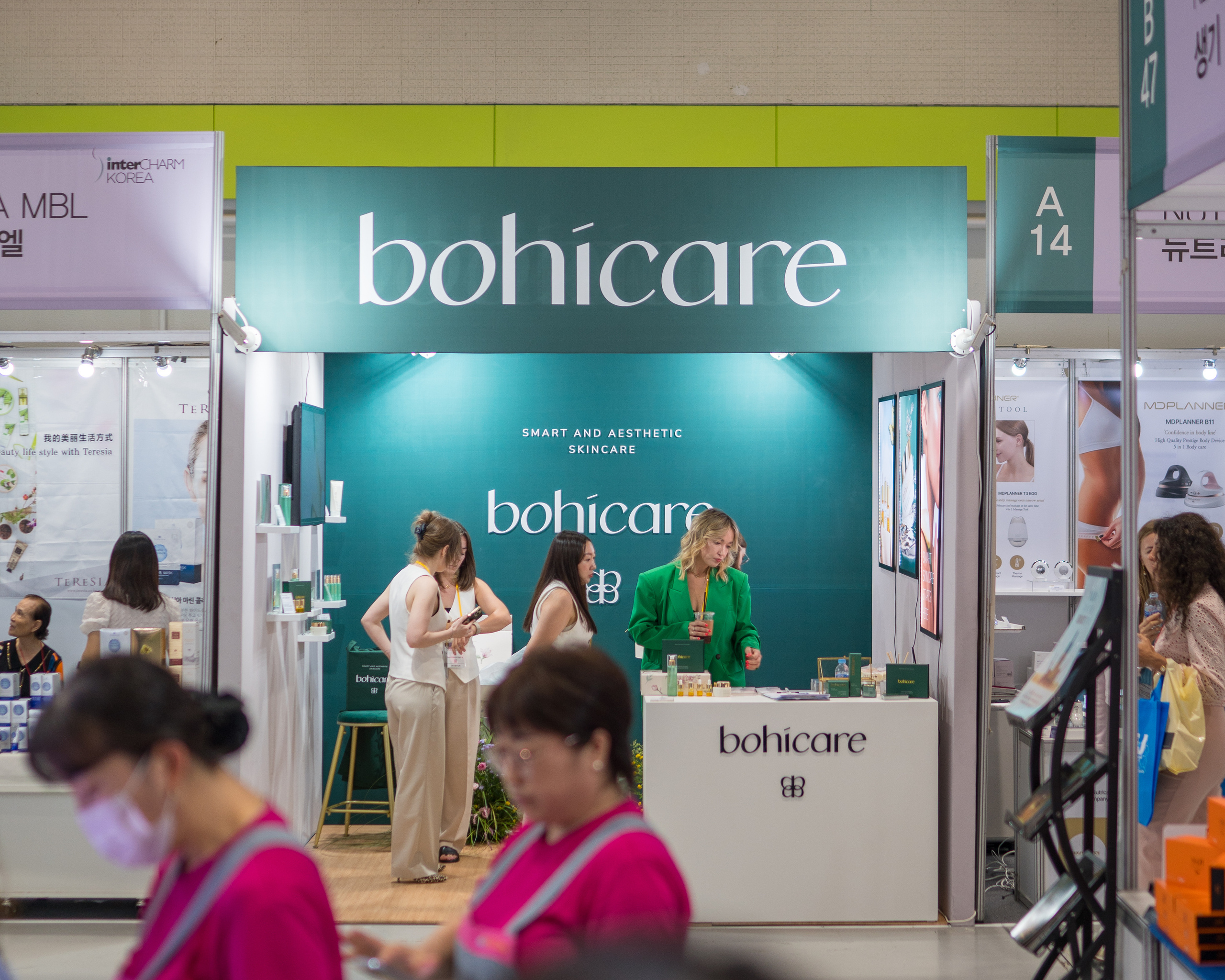 Выставочный стенд для bohicare/ InterCharm 2023/ COEX. Студия декора «Нарния»