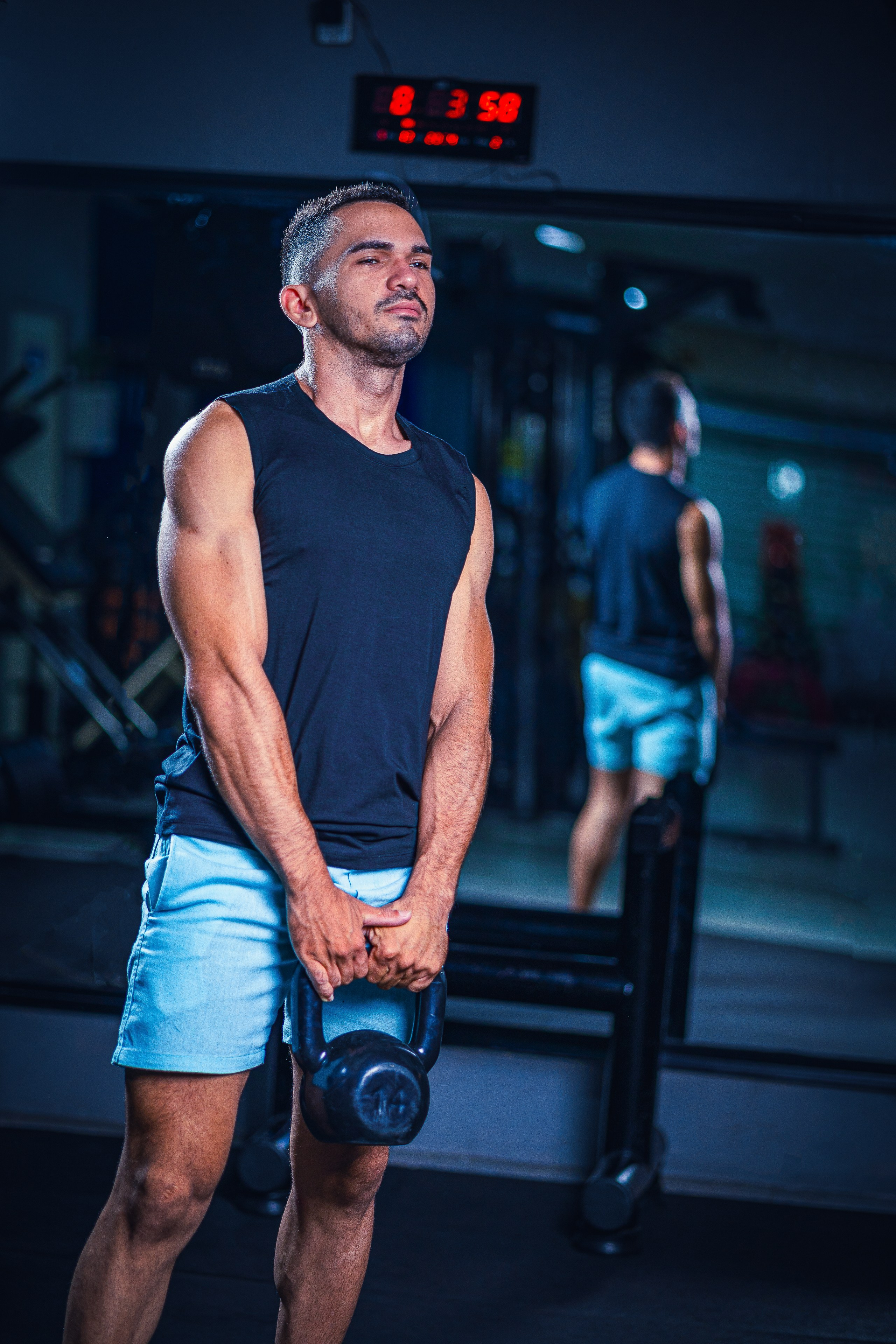 Retrato dentro da academia. Lucas Edgard, Fotógrafo em Teresina — PI. Família, Festas, Casais, Gestantes e Retratos Profissionais