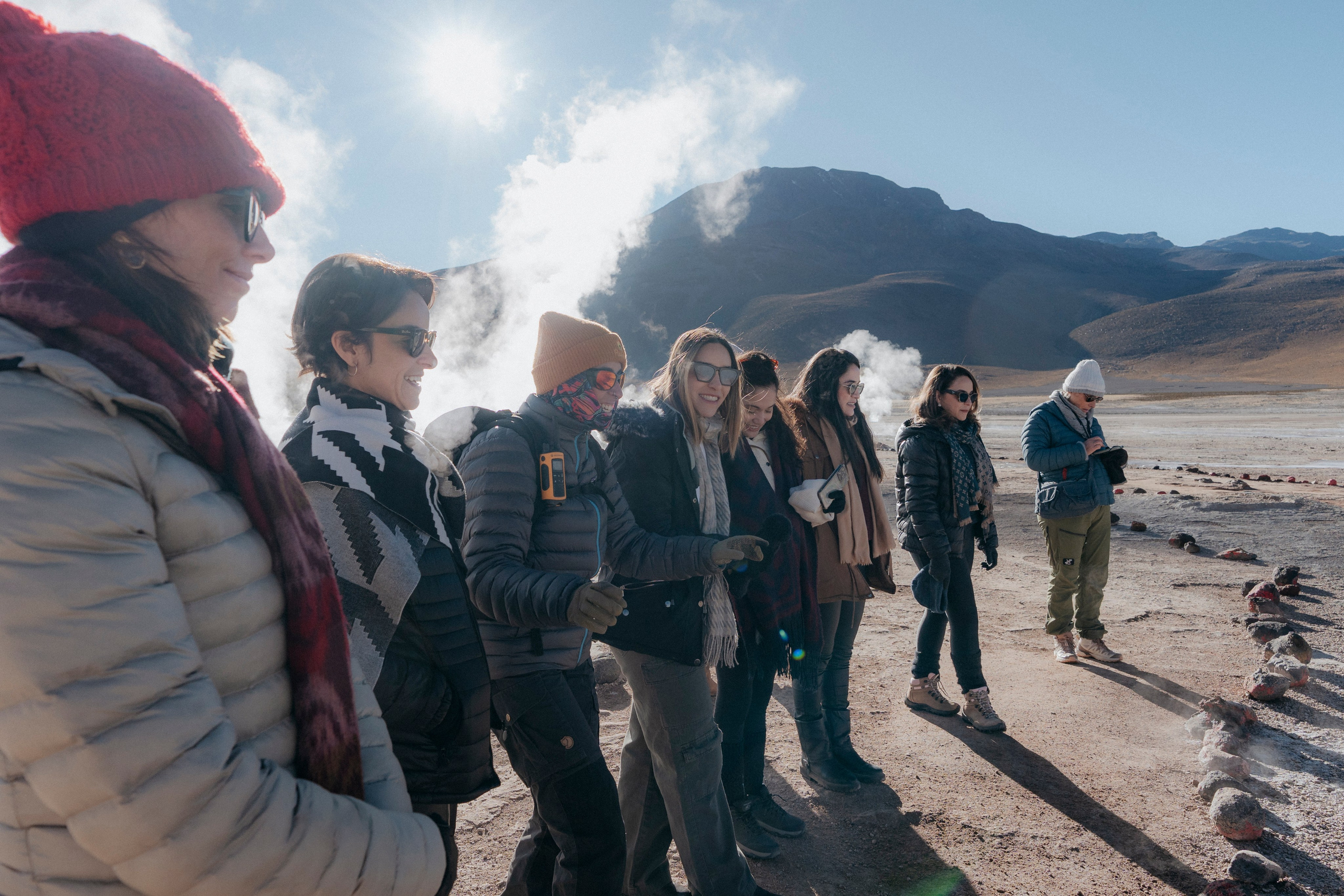 Cobertura de passeio — Geyser el Tatio. Fotógrafo em San Pedro de Atacama
