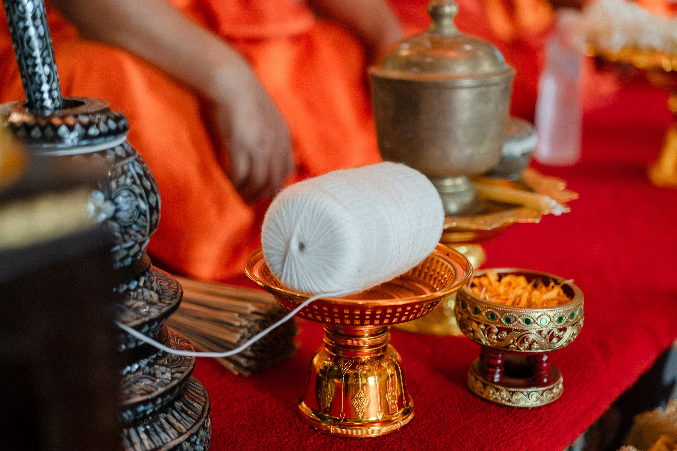 Traditional Buddhist Wedding Ceremony in Temple on Koh Samui | Wedding Planner