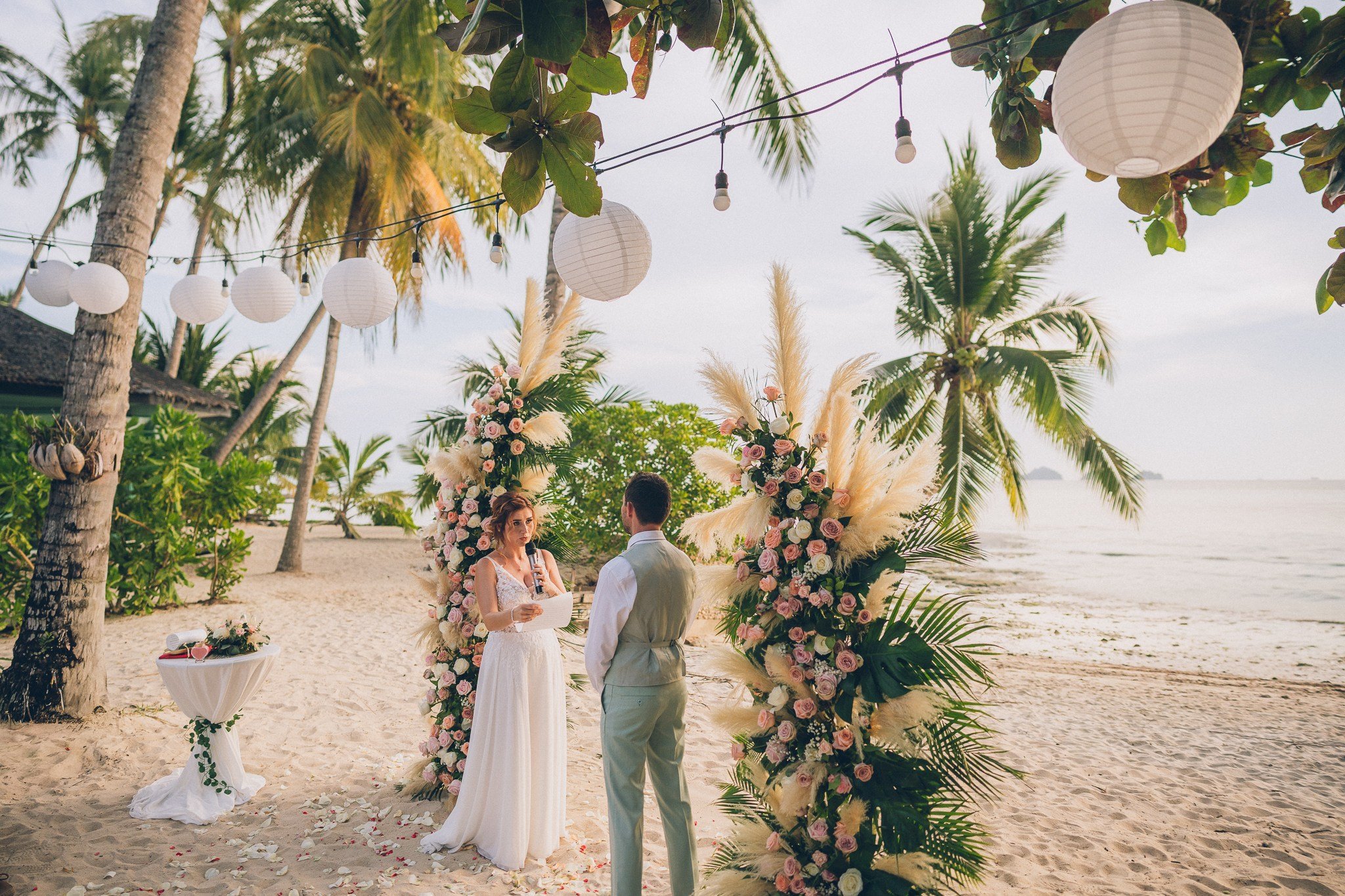 Private Resort Beach Wedding