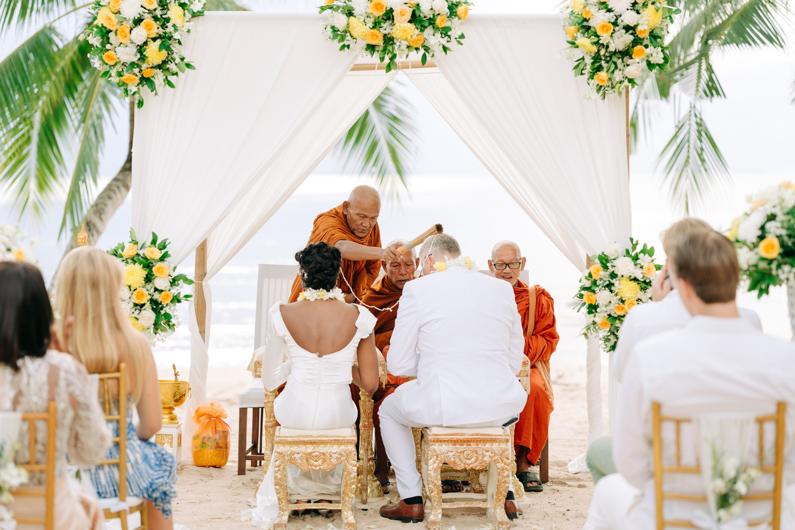 Traditional Buddhist Wedding Ceremony in Koh Samui | Wedding Planner