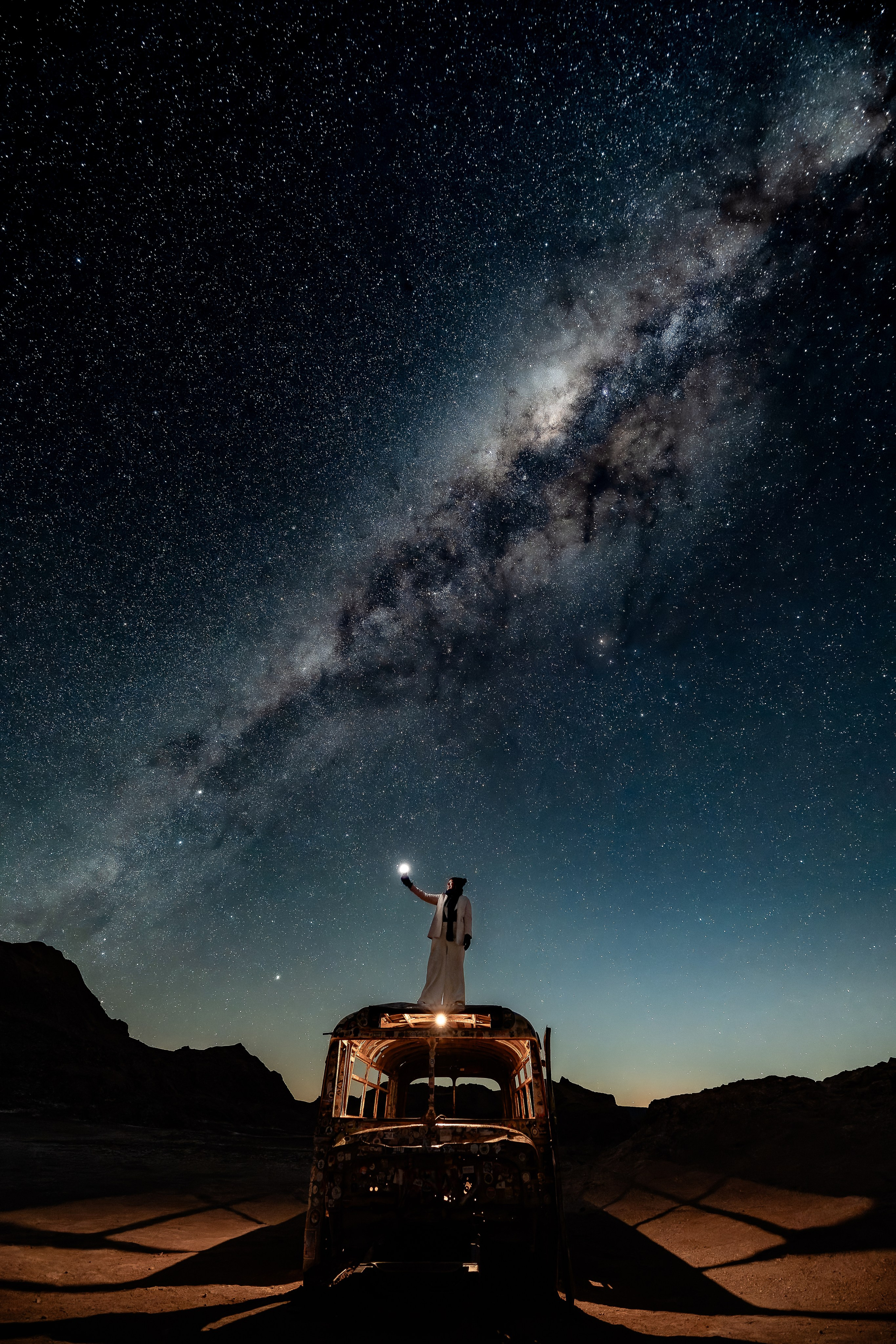 Vallecito Noturno — Experiência Astrofotográfica. Fotógrafo em San Pedro de Atacama