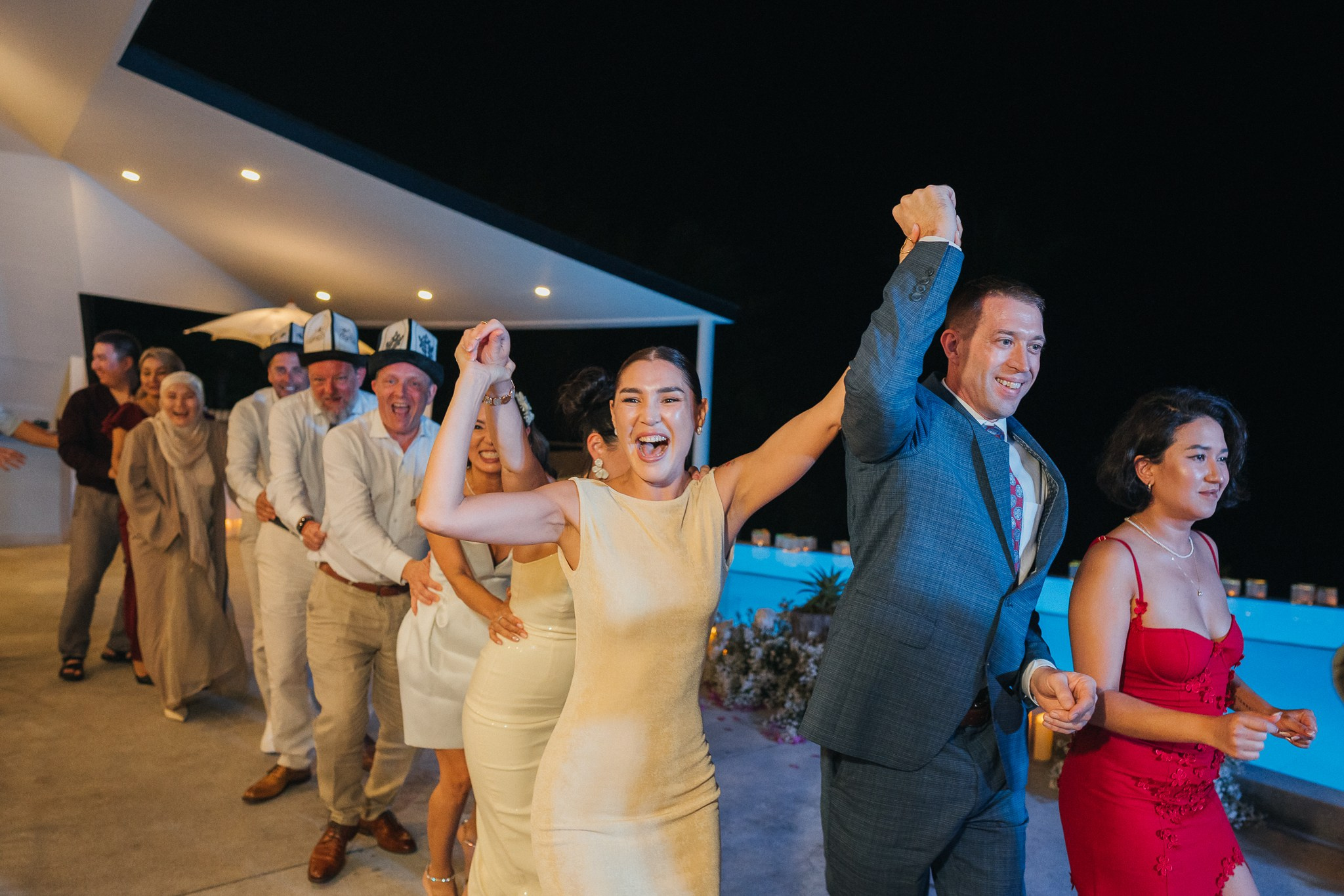 Luxury destination wedding at an exclusive villa in Koh Samui, Thailand