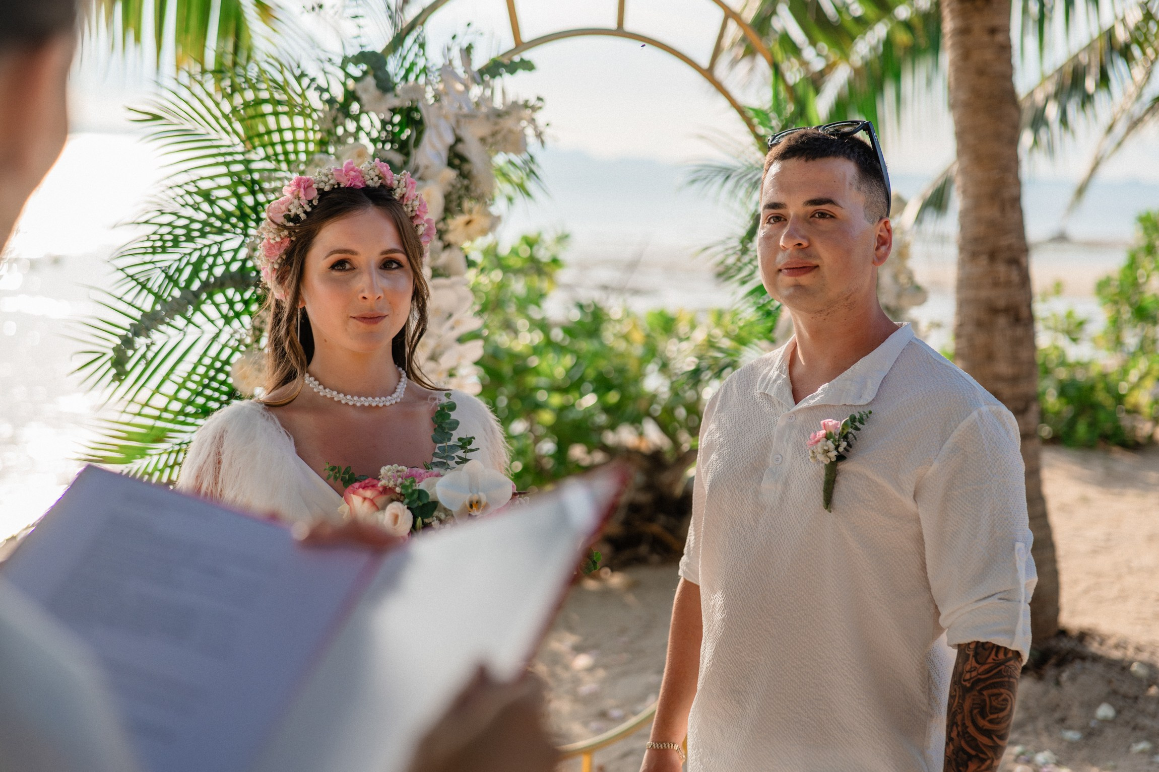 Wedding on the Beach in Koh Samui, Thailand | Tropical Destination Wedding