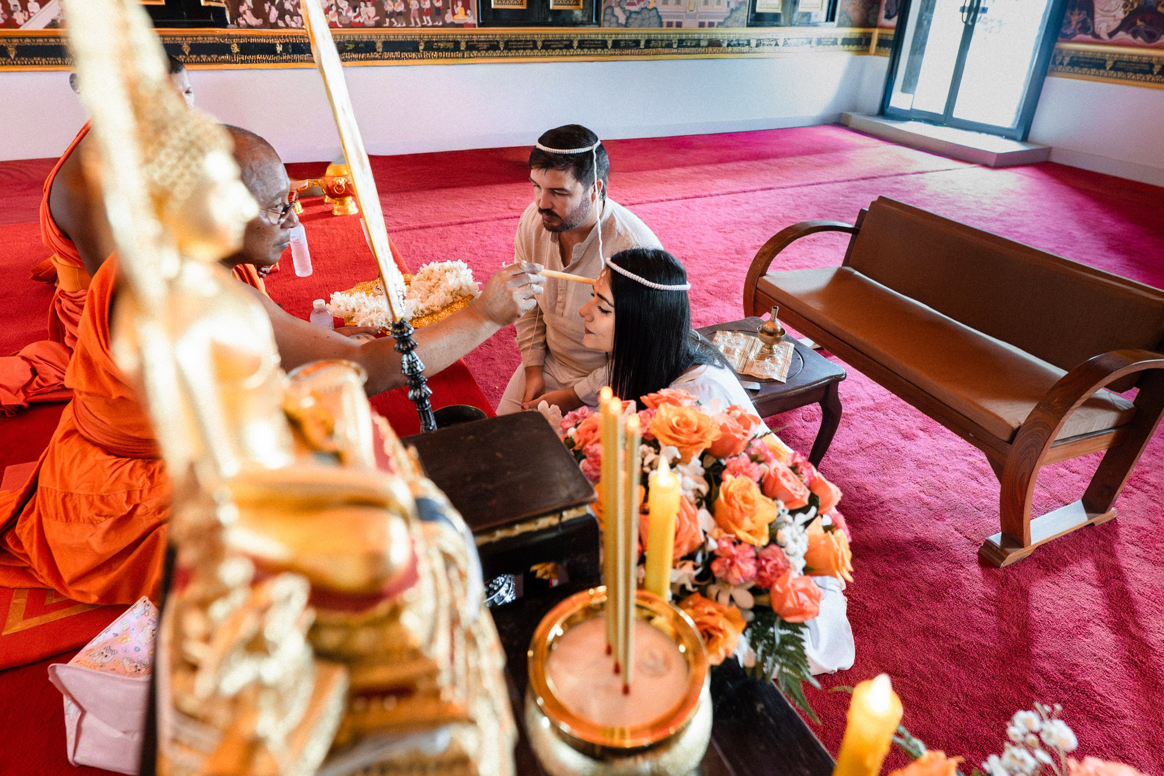Buddhist Wedding Ceremony in Koh Samui | Traditional Thai Blessing