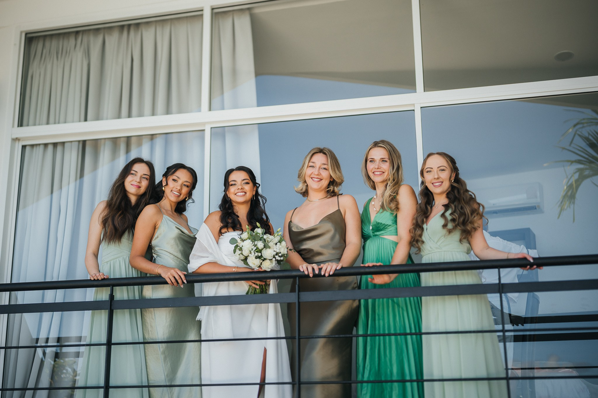 Romantic villa wedding venue decorated with fresh flowers in Koh Samui