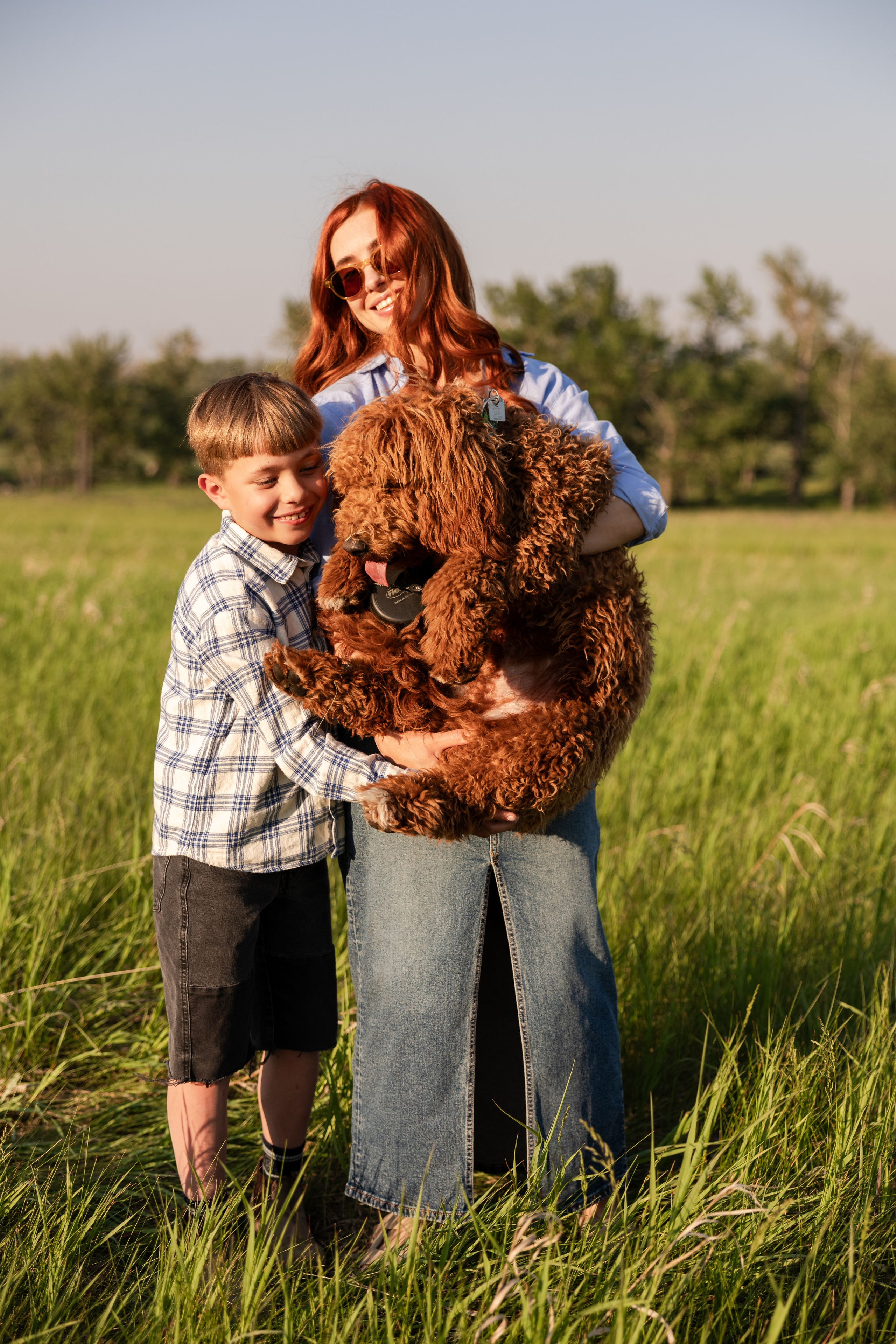 Anna Platon and Bobik. Photographer Stanislav Antonov