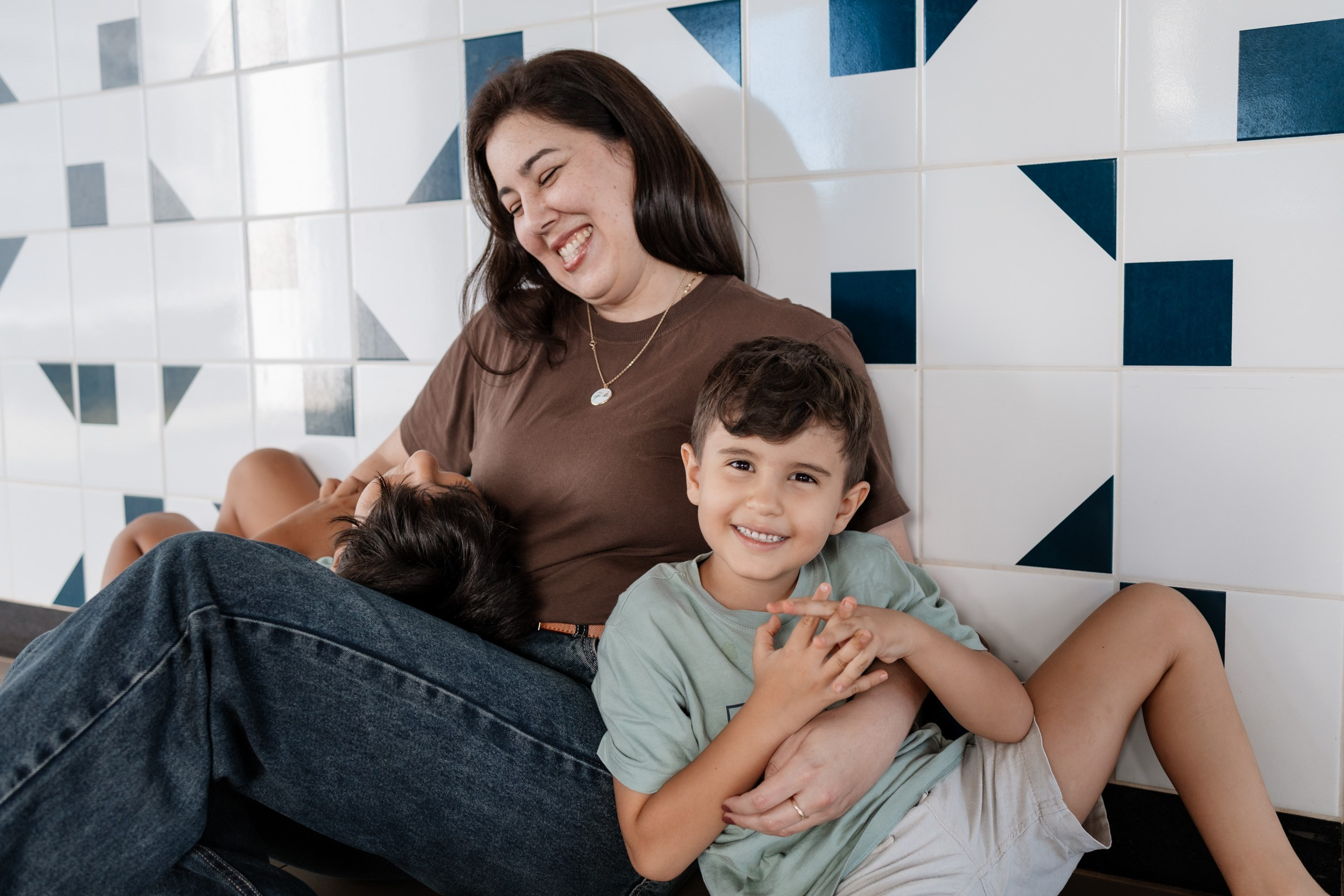 Ensaio mãe e filhos em Brasília, Asa Norte | Fotografia de Família