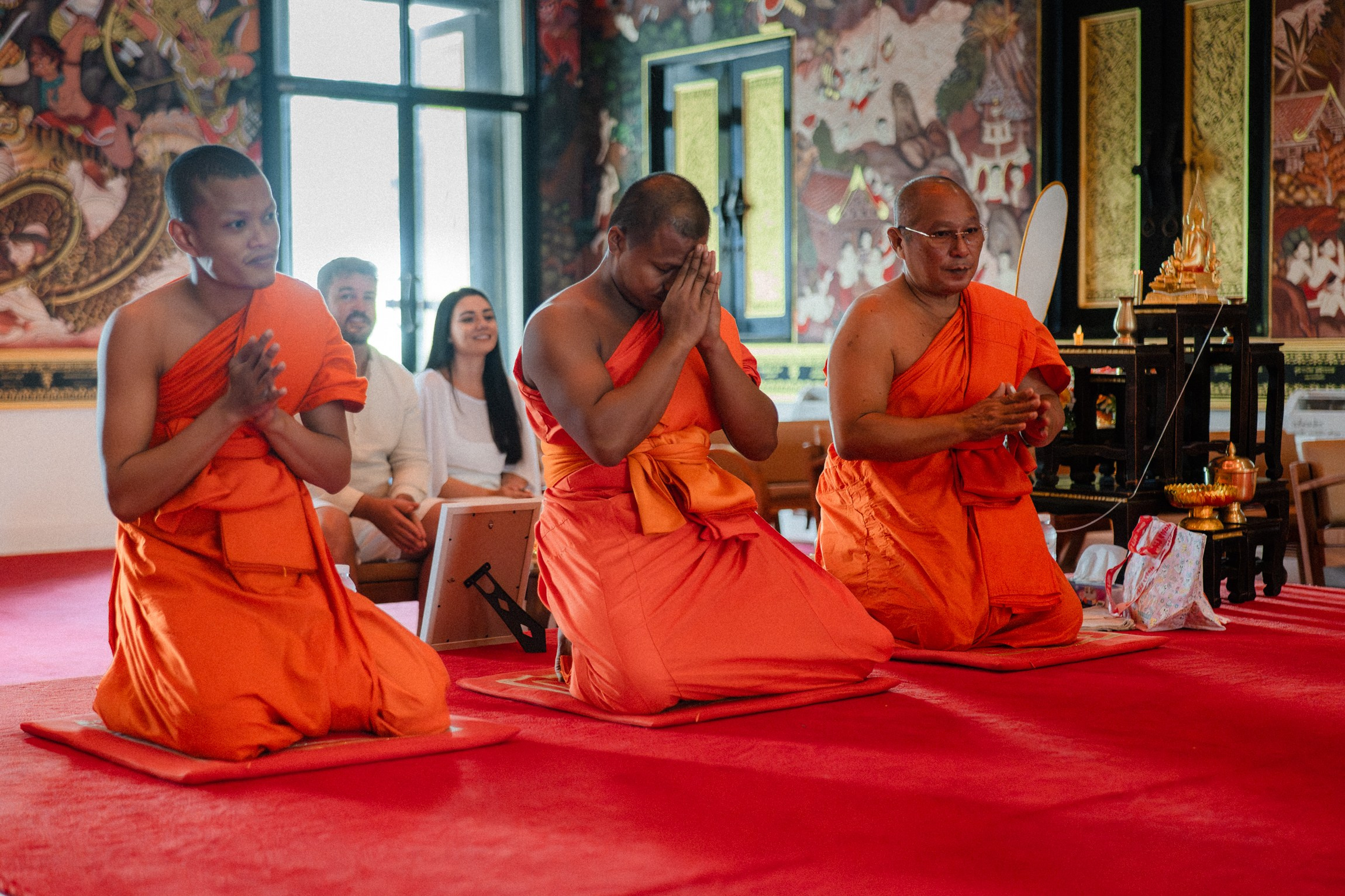Authentic Buddhist Wedding Blessing Ceremony in Koh Samui, Thailand