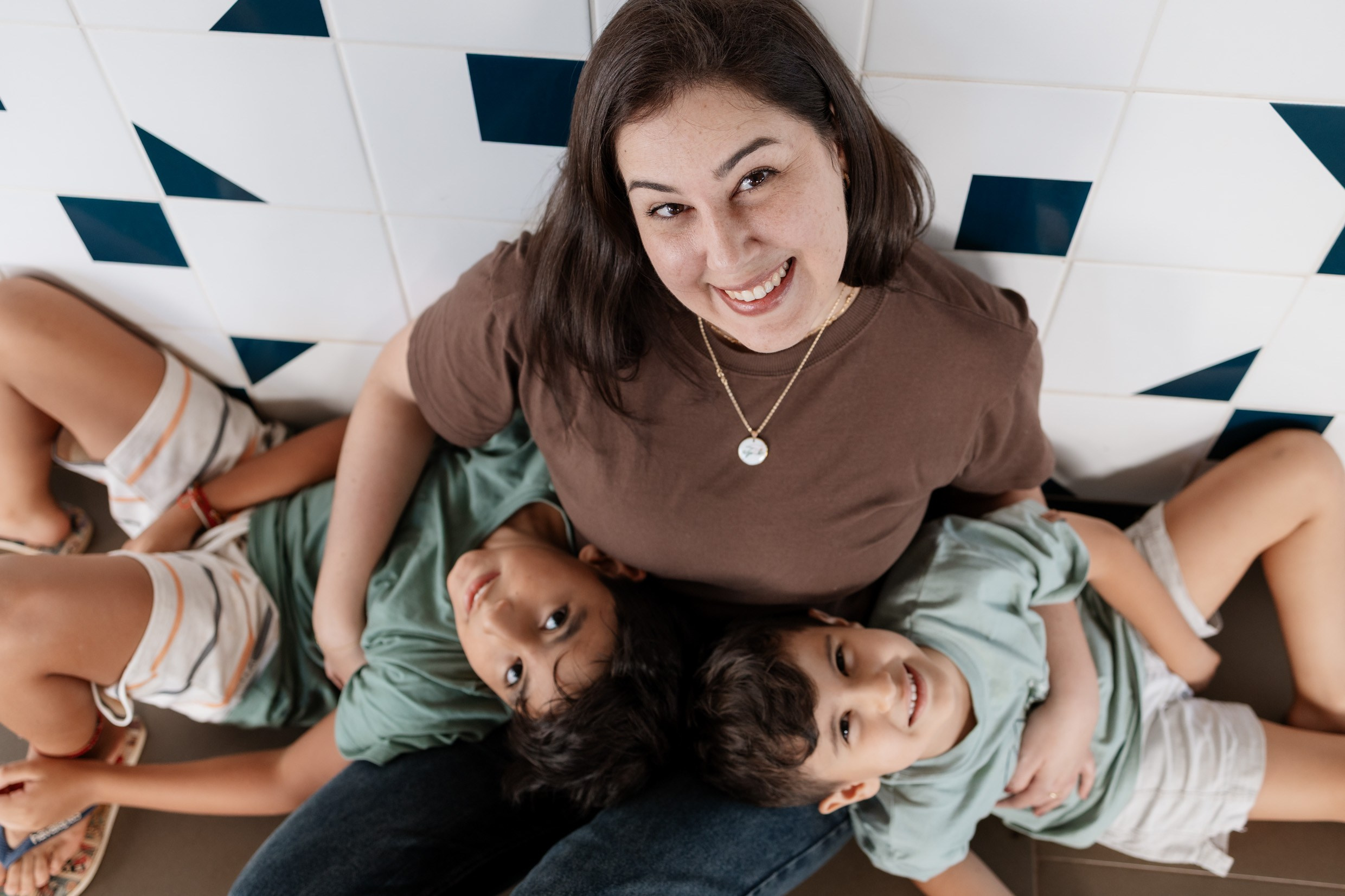 Ensaio mãe e filhos em Brasília, Asa Norte | Fotografia de Família