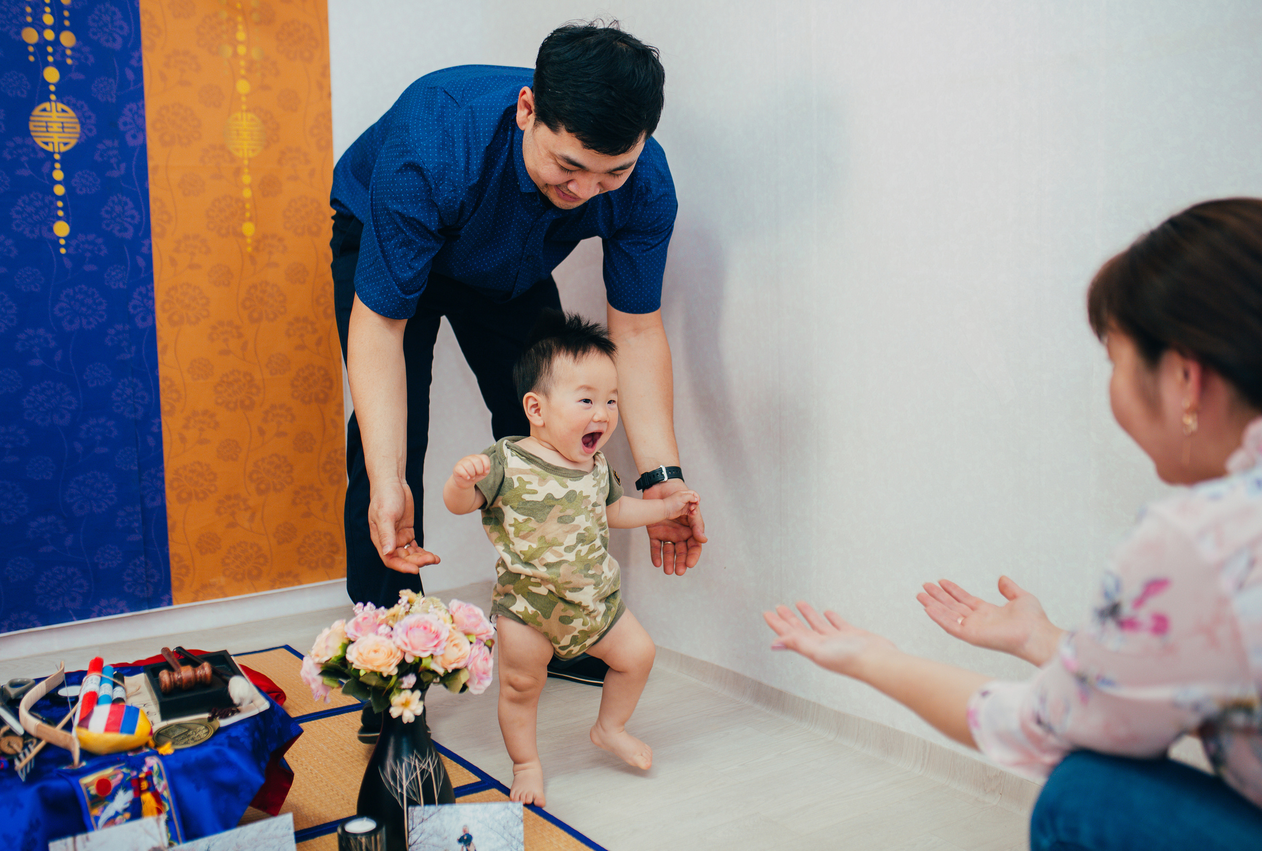 Kirill — 1 year. Portrait photographer in South Korea Olga Lian
