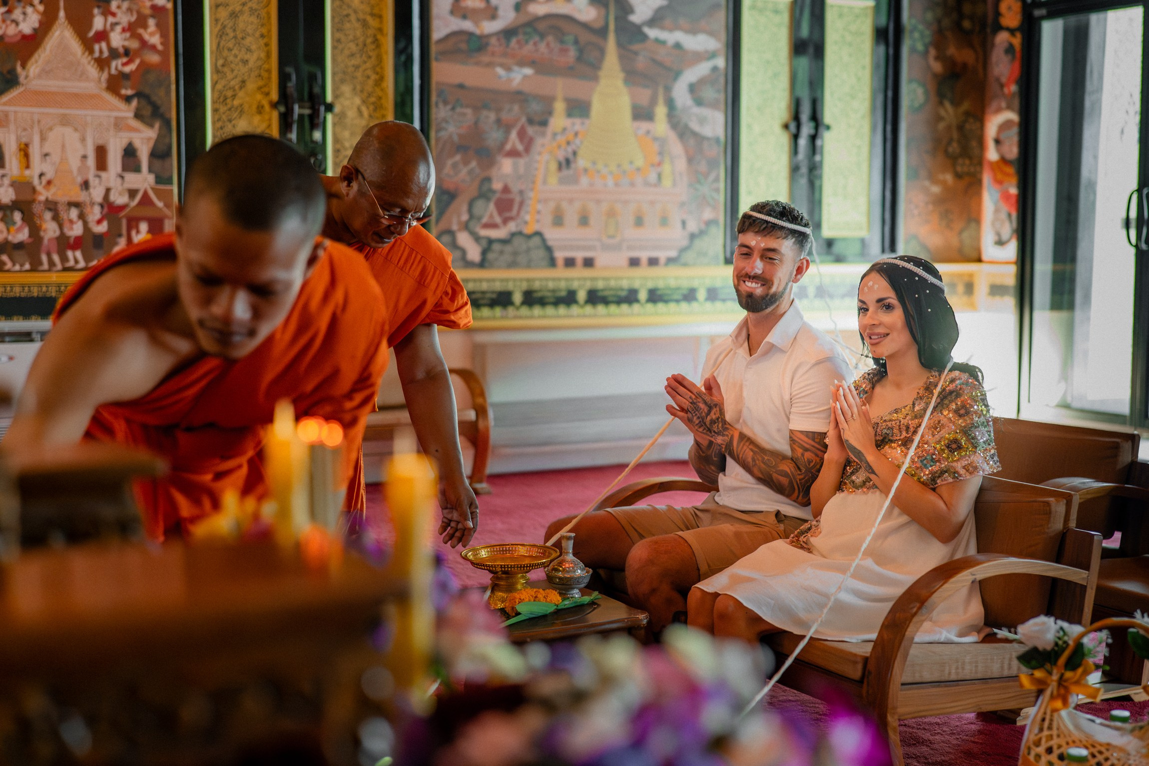 Traditional Buddhist Wedding Ceremony in Koh Samui | Wedding Planner