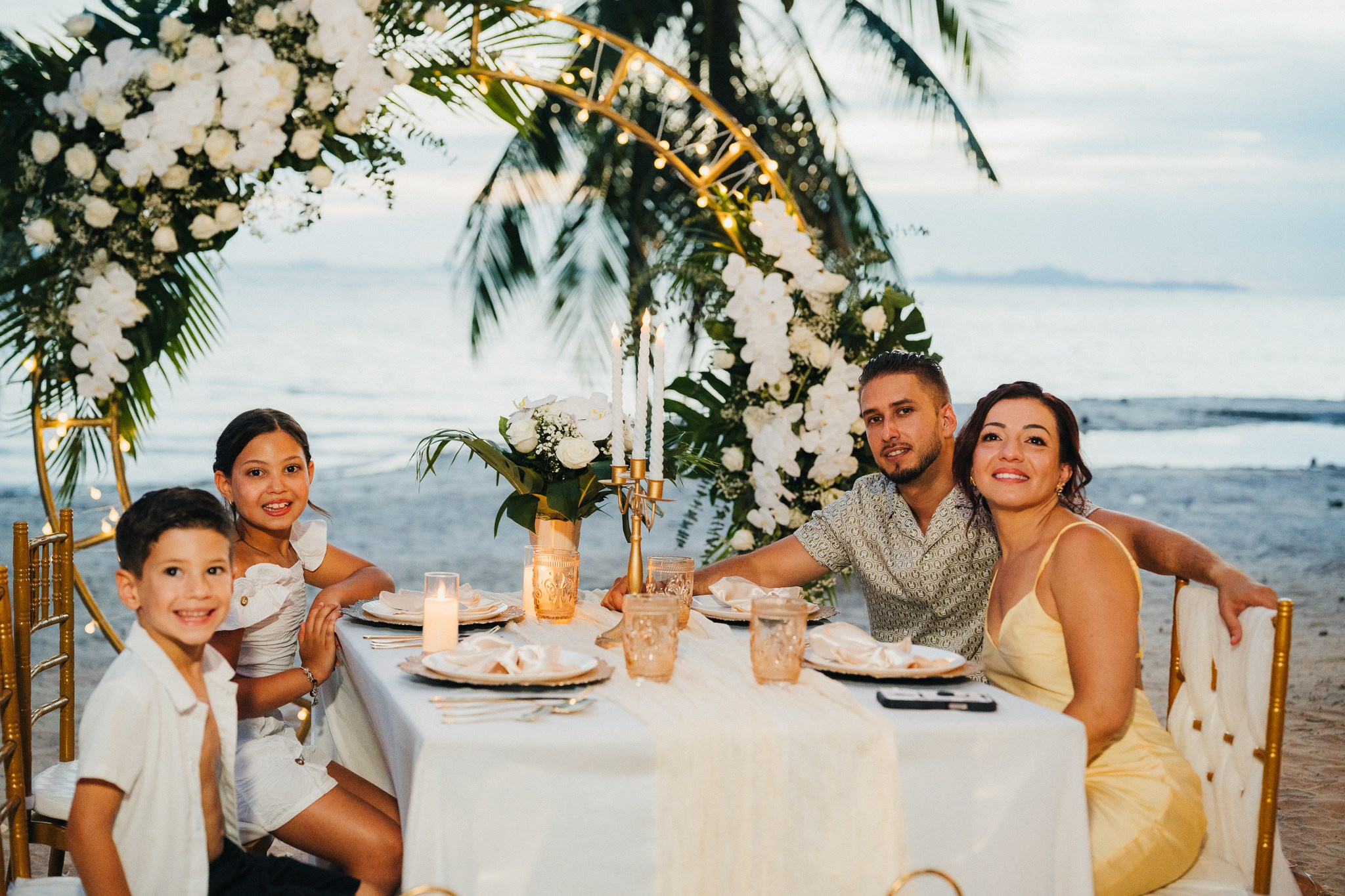 Family Beach Wedding in Koh Samui, Thailand | Just for 2 with Kids