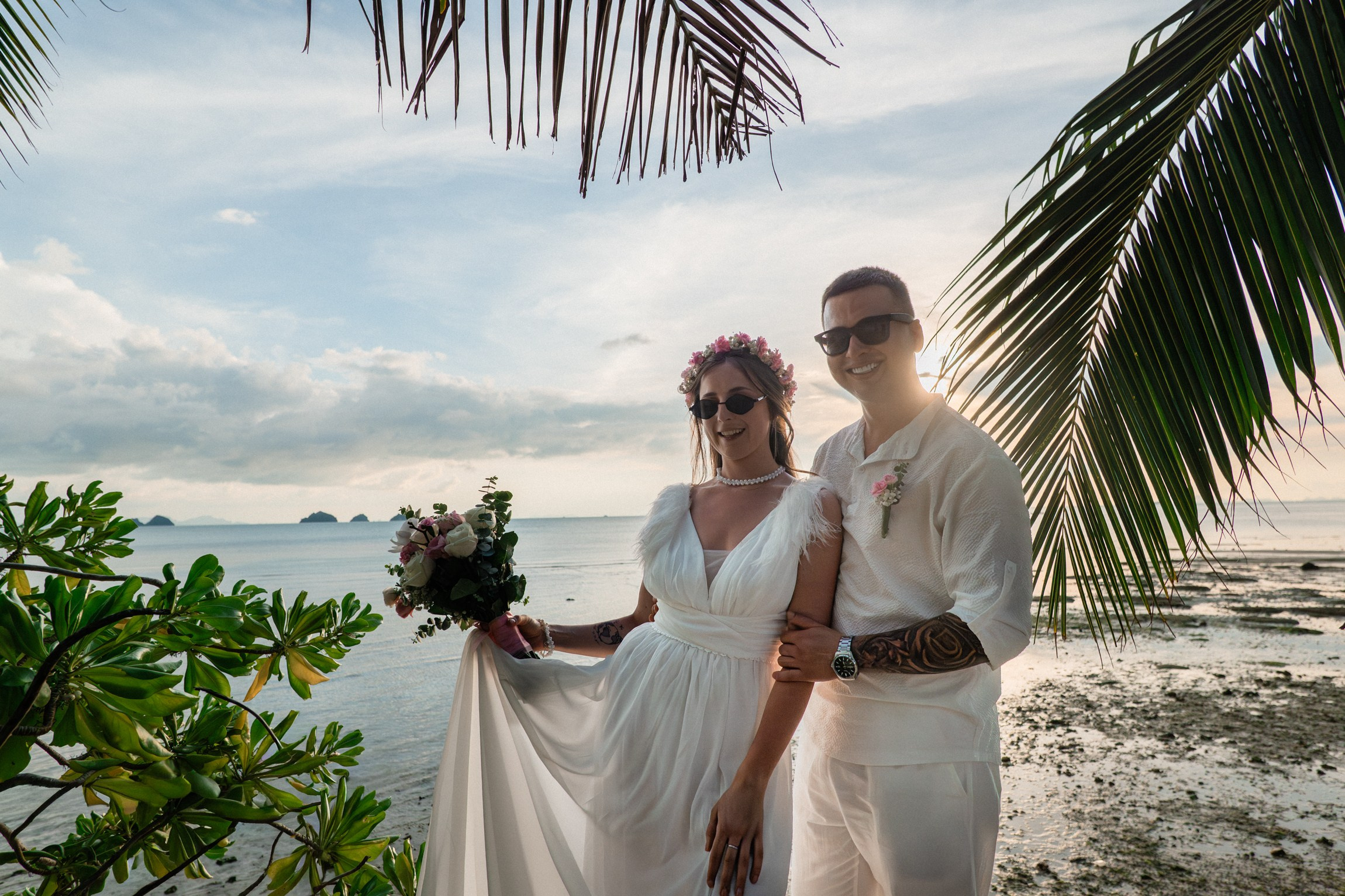 Wedding on the Beach in Koh Samui, Thailand | Tropical Destination Wedding