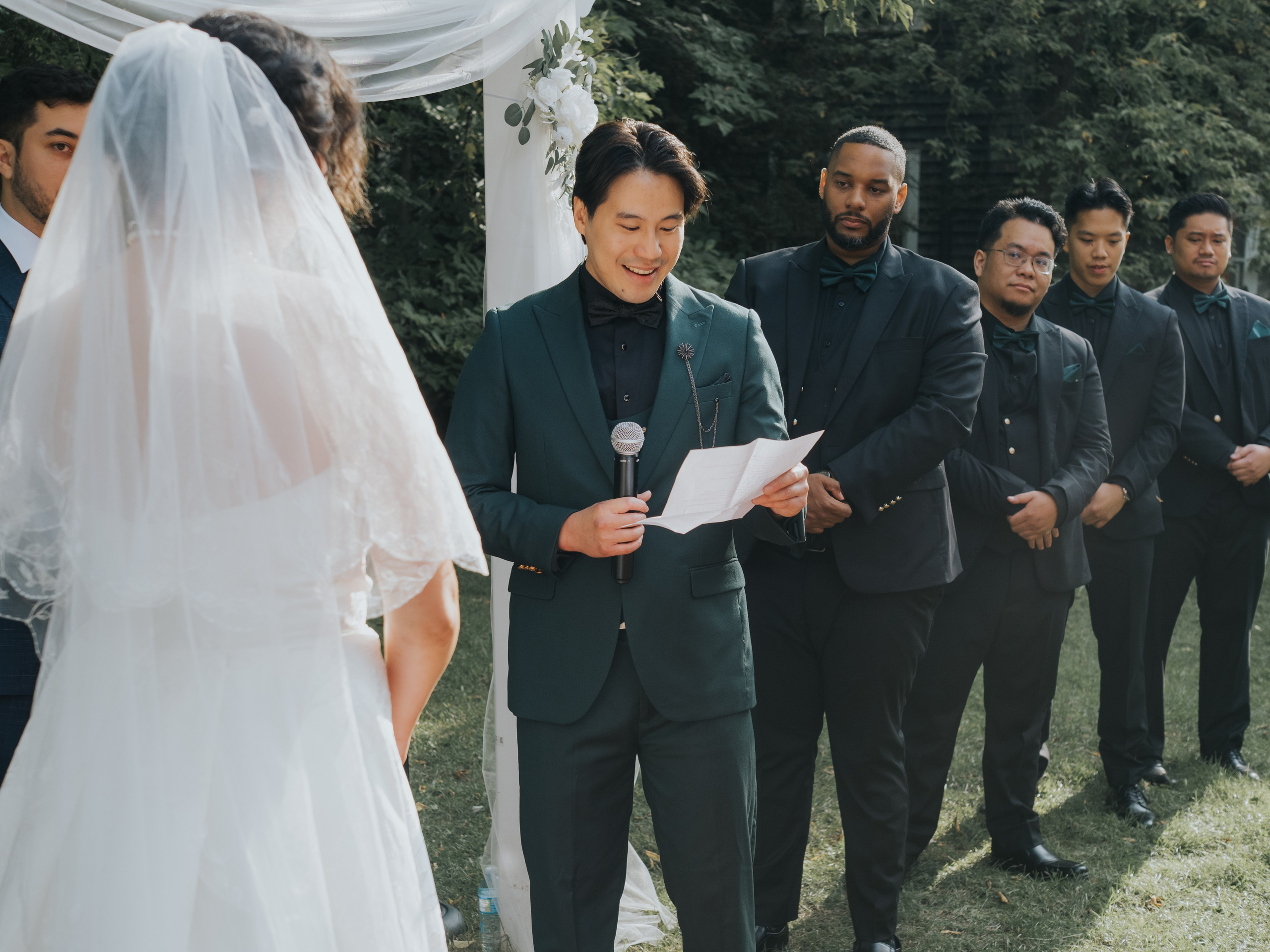 Camille & Dinh. Wedding and Family Photography Montreal Muriel Oe Photo