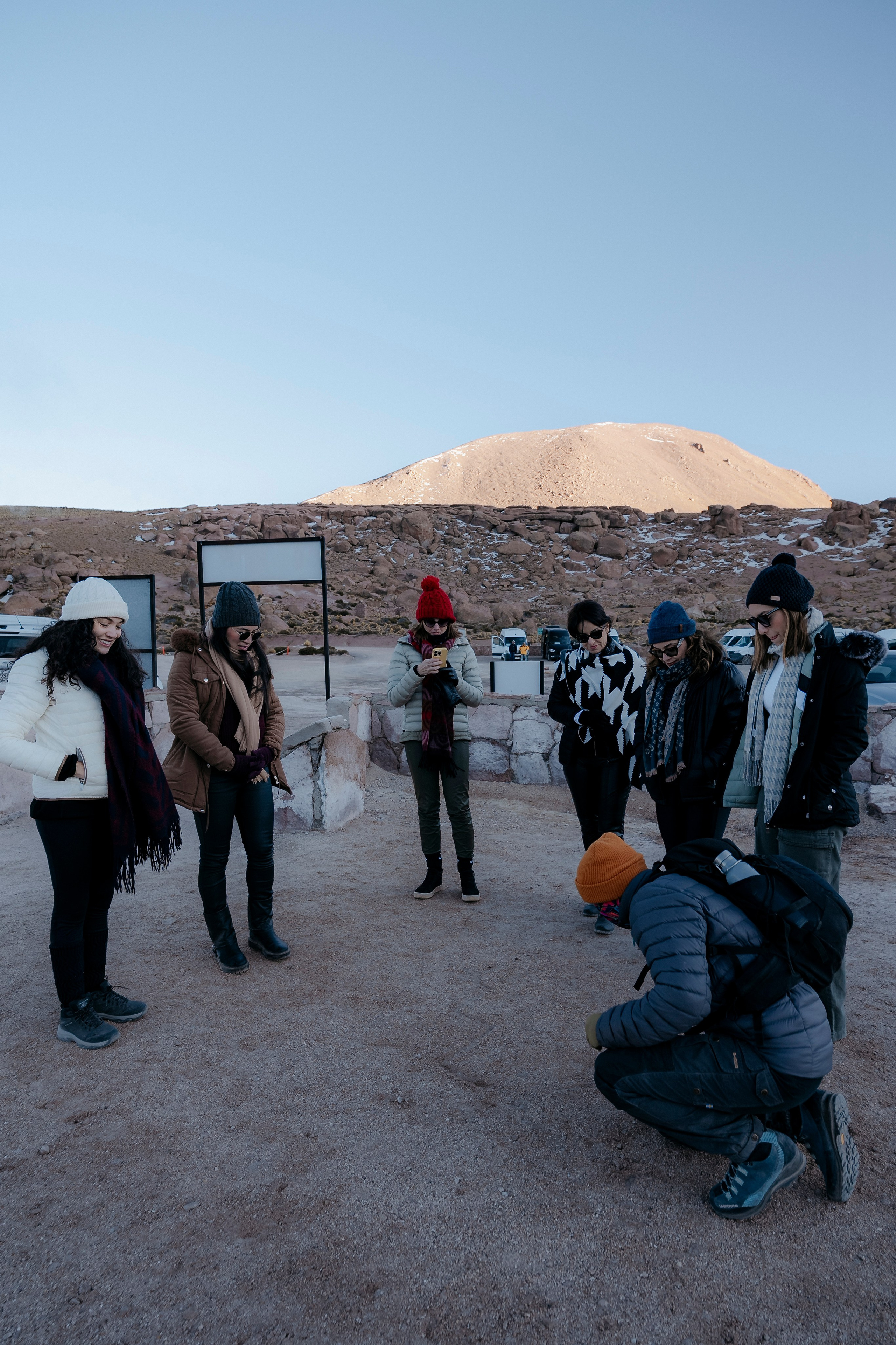 Cobertura de passeio — Geyser el Tatio. Fotógrafo em San Pedro de Atacama