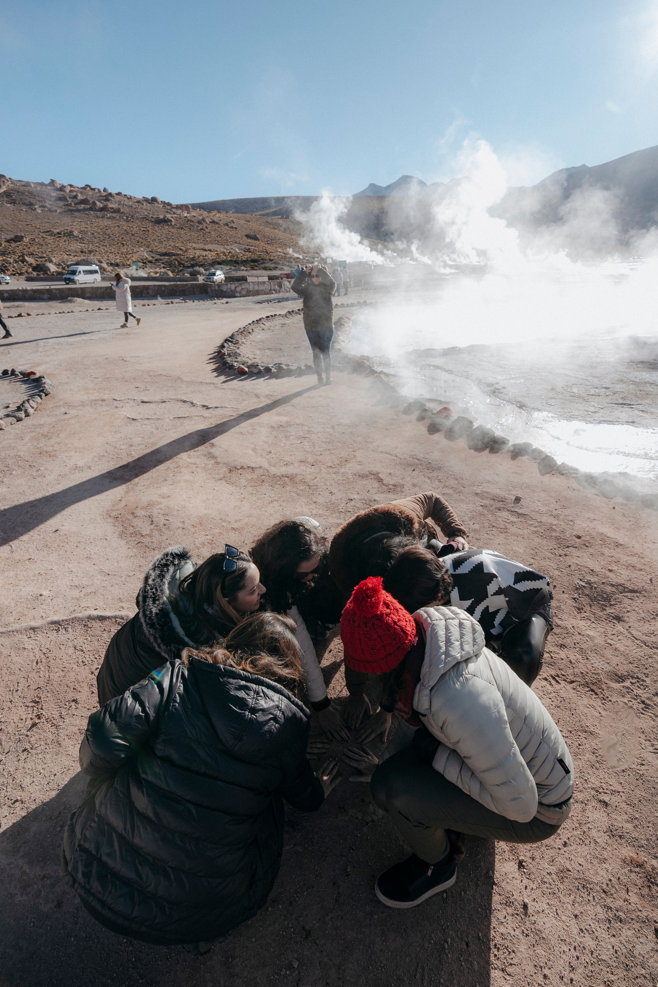 Cobertura de passeio — Geyser el Tatio. Fotógrafo em San Pedro de Atacama