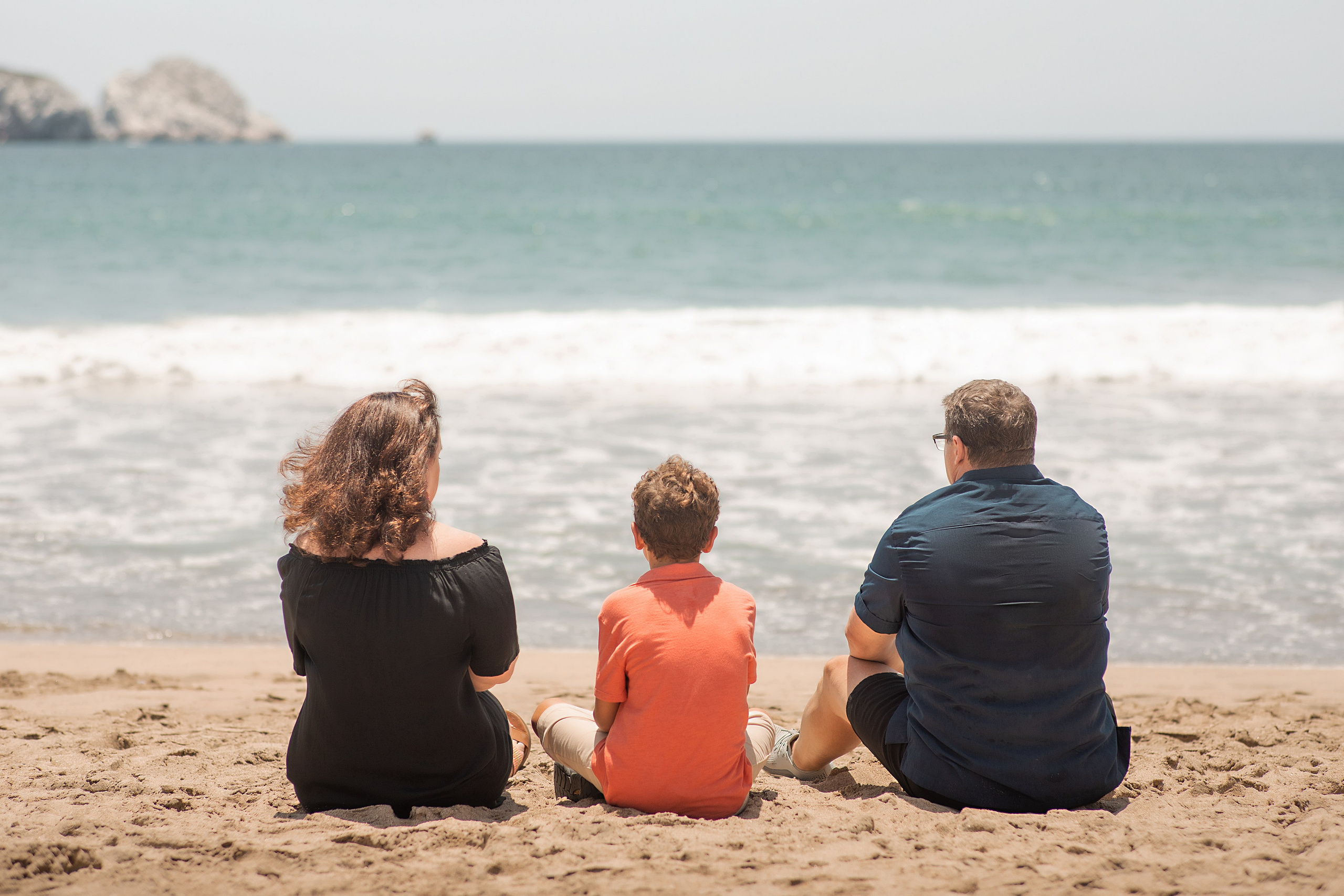 Family photography at Olas Altas beach Mazatlan