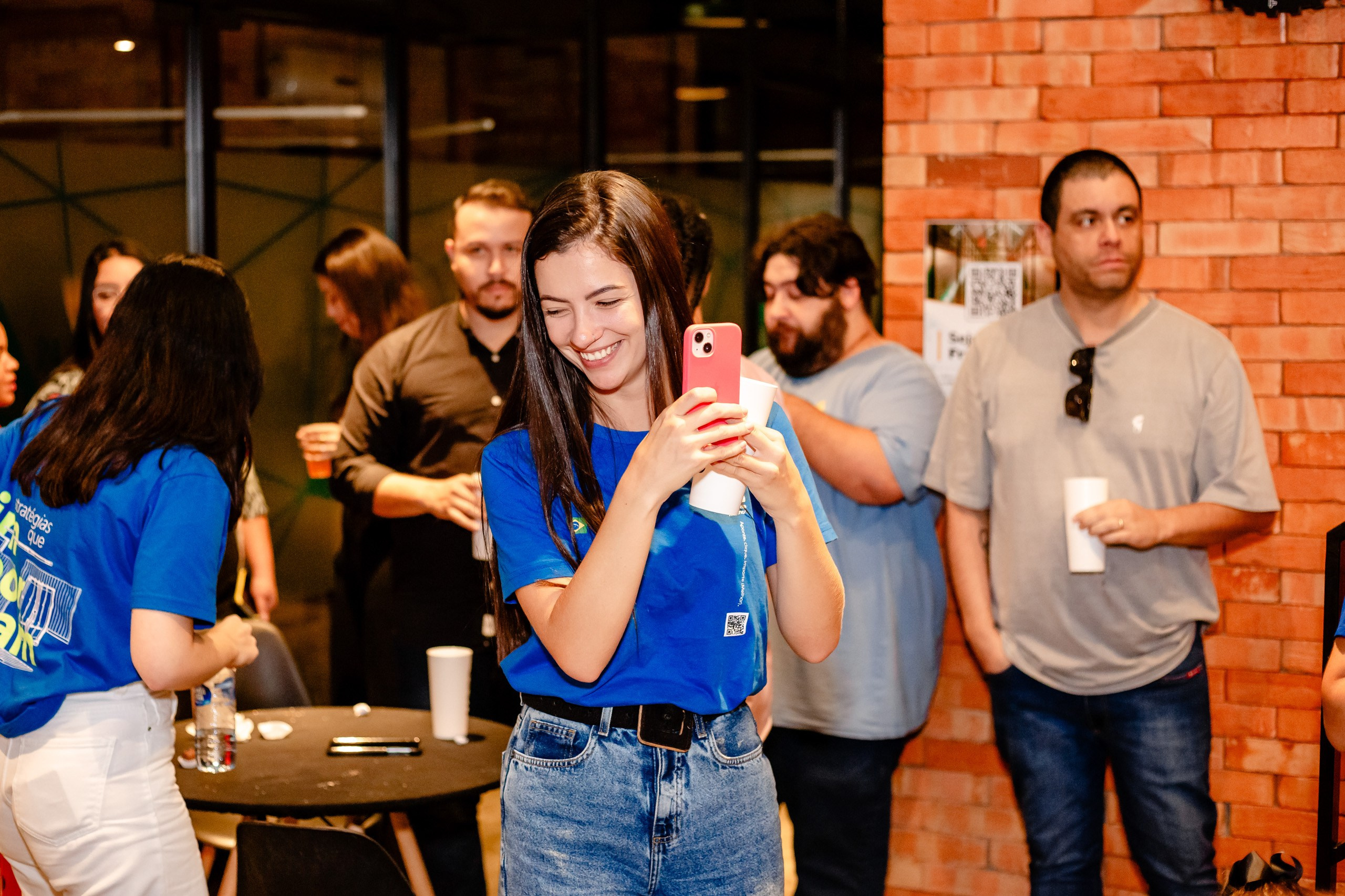 Fotografia de evento corporativo de fim de ano da empresa User Smart Offices em Itajaí