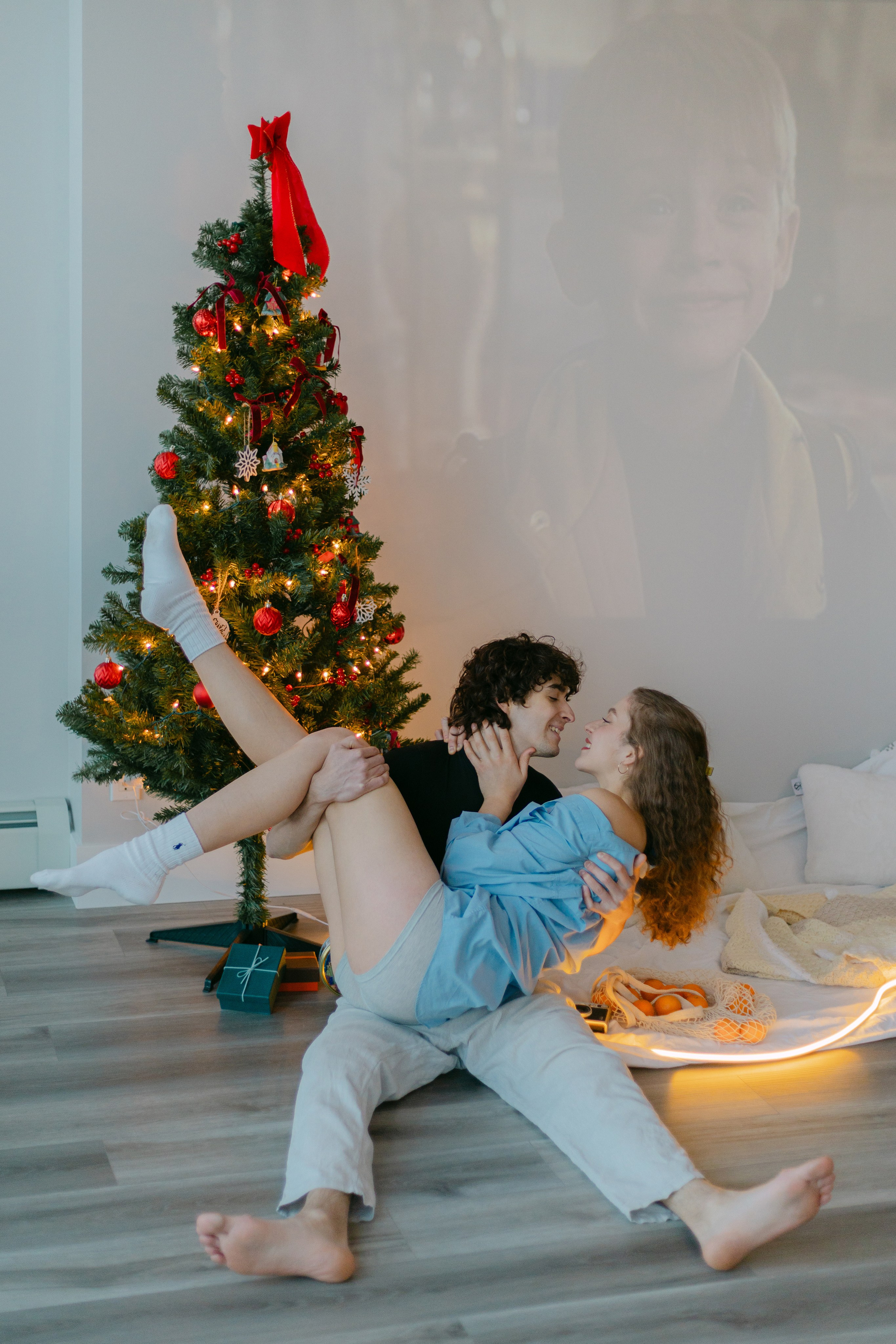Christmas magic together. Photographer Elvira Hryshchenko
