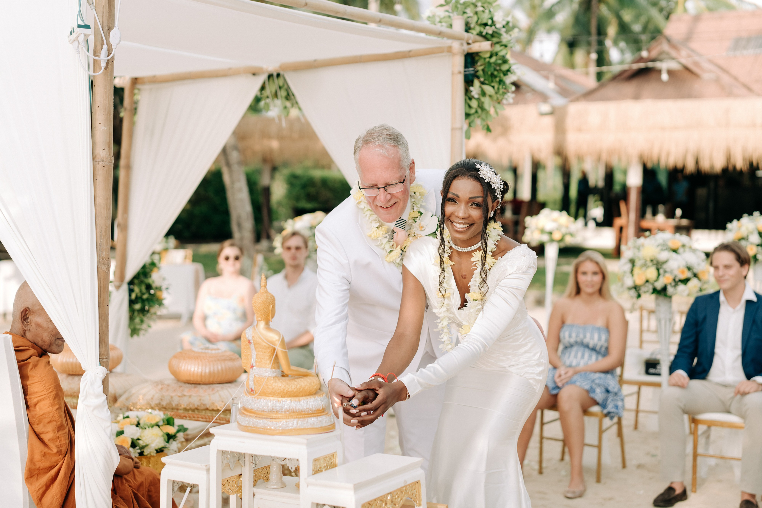 Traditional Buddhist Wedding Ceremony in Koh Samui | Wedding Planner